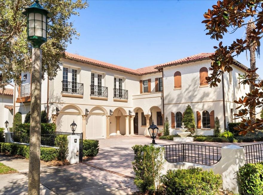 Priced to sell!! Situated on the Celebration Robert Trent Jones Jr. Golf Course, this custom estate offers unparalleled privacy and stunning views of the lush greens. Enjoy quick access to the golf course! Spanning 6,700 square feet of heated living space, this home seamlessly blends elegance and comfort. Upon entering, you’ll be greeted by stunning architectural details, including exquisite stained glass windows and hand-scraped hardwood and stone floors with custom designs throughout. The first-floor master suite is a luxurious retreat, offering serene views of the pool oasis and an expansive walk-in closet. The spa-like master bath features dual quartz vanities, a custom spa tub with programmed jets, and a spacious walk-in steam shower. Additional features include a full-size gym above the 3-car garage, an expansive bonus/game room with a private covered patio, and a wine cave with built-in racks. Step outside to the backyard oasis, where a custom pool and spa await, surrounded by a covered porch and a summer kitchen—ideal for year-round outdoor enjoyment. With its prime location and rare combination of privacy, luxury, and breathtaking views, this estate offers a lifestyle of unparalleled elegance and comfort in one of Central Florida’s most reputable communities. Schedule your showing today!