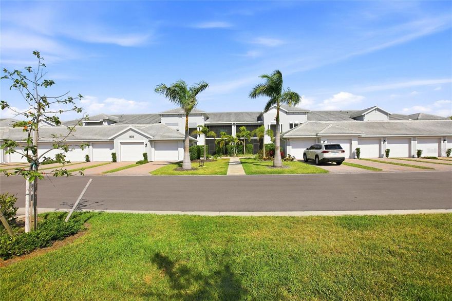 Welcome to 14214 Heritage Landing Blvd Unit 816, a beautifully appointed FIRST FLOOR condo with a DEEDED GOLF BUNDLE located in the highly sought-after Heritage Landing Golf & Country Club community — perfect for those seeking luxurious resort-style amenities and an active Florida lifestyle!

Residents of Heritage Landing enjoy access to an impressive array of amenities including a stunning resort-style pool with gradual entry and lap lanes, three restaurants including a poolside café, two full-service bars, tennis, pickleball, bocce ball, fitness center, aerobics room, full-service spa offering massages and nail services, guard-gated entry, and so much more. The location is exceptional, just a short drive to Cape Coral, Fort Myers, Historic Downtown Punta Gorda, Fishermen’s Village, beautiful parks, Punta Gorda Airport, Sunseeker Resort, and all that Southwest Florida has to offer.

This spacious 2-bedroom, 2-bathroom condo offers 1,438 square feet of living space and also features a versatile den/office, 1-car garage, a large screened-in lanai overlooking the peaceful lake, plus an additional screened front lanai. Enjoy the luxury of multiple outdoor spaces to sip your morning coffee or unwind with a glass of wine in the evening.

Upon entering, you’ll immediately notice the abundance of natural light, neutral interior tones, and thoughtfully designed open floor plan. The modern kitchen features stainless steel appliances, not one but TWO pantries, a large gleaming quartz island, and ample cabinet space. Ceramic tile flooring runs throughout the main living areas, while the bedrooms and den offer plush carpeting for added comfort. The dining area showcases stunning water views, complemented by updated lighting and tasteful décor throughout the home.

The spacious primary suite features dual walk-in closets, while the primary bathroom offers dual sinks and a large walk-in shower. HOA fees include water, sewer, and trash for added convenience.

What are you waiting for? Schedule your private showing today and experience everything Heritage Landing has to offer!