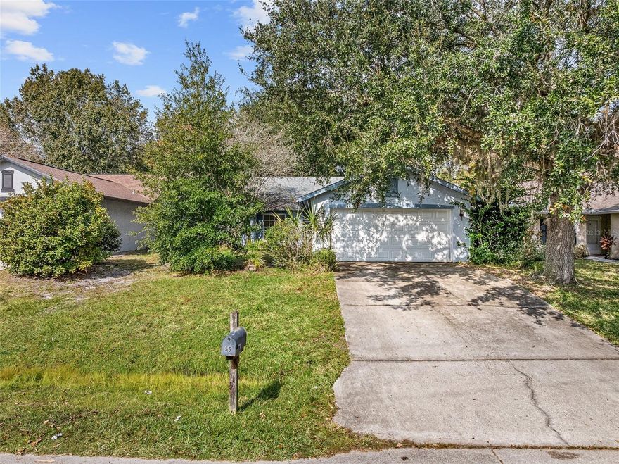 Discover incredible value in this well-located 3-bedroom home featuring major updates where it counts. Enjoy peace of mind with a 2017 roof, 2017 A/C unit, and a new hot water heater (2025). The fully fenced yard provides privacy and space, along with a massive storage shed (~$10K value)—perfect for tools, toys, or hobbies.Inside, the home could use some cosmetic TLC—fresh paint, updated appliances, and a modernized kitchen would quickly elevate the space and build instant equity. Whether you’re an investor, first-time buyer, or someone looking to customize a home to your taste, this is an opportunity that doesn’t come around often. Homes priced like this don’t last long in Palm Coast—schedule your showing today before it’s gone!