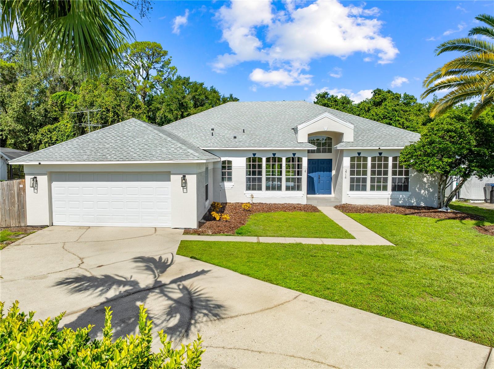 One or more photo(s) has been virtually staged. **Pics to come. Welcome to this stunning pool home perfectly tucked away on an oversized cul-de-sac lot with serene conservation views and no rear neighbors, offering both privacy and a prime Orlando location. From the moment you step inside, soaring vaulted ceilings, expansive open living spaces, and abundant natural light create an inviting atmosphere ideal for both everyday comfort and entertaining. The beautifully updated kitchen features updated white cabinetry, sleek granite countertops, stainless steel appliances, and a spacious breakfast bar overlooking the pool and lush backyard oasis. The split-bedroom floor plan provides a tranquil owner’s retreat complete with dual walk-in closets, direct lanai access, and a spa-inspired bath with double vanities, soaking tub, and separate shower, while the additional bedrooms are generously sized for family, guests, or a home office. Outside, the large screened lanai with sparkling pool and ample covered patio space sets the stage for year-round relaxation, and a perfect place for gatherings, all surrounded by mature landscaping and a peaceful natural backdrop. With new exterior paint, this home is conveniently located just minutes from UCF, major highways, shopping, dining, and top-rated schools, all with no HOA. This home has the perfect blend of style and space, with its ideal location, modern features, and rare oversized lot, this home stands out in today’s market, schedule your showing before it’s gone!