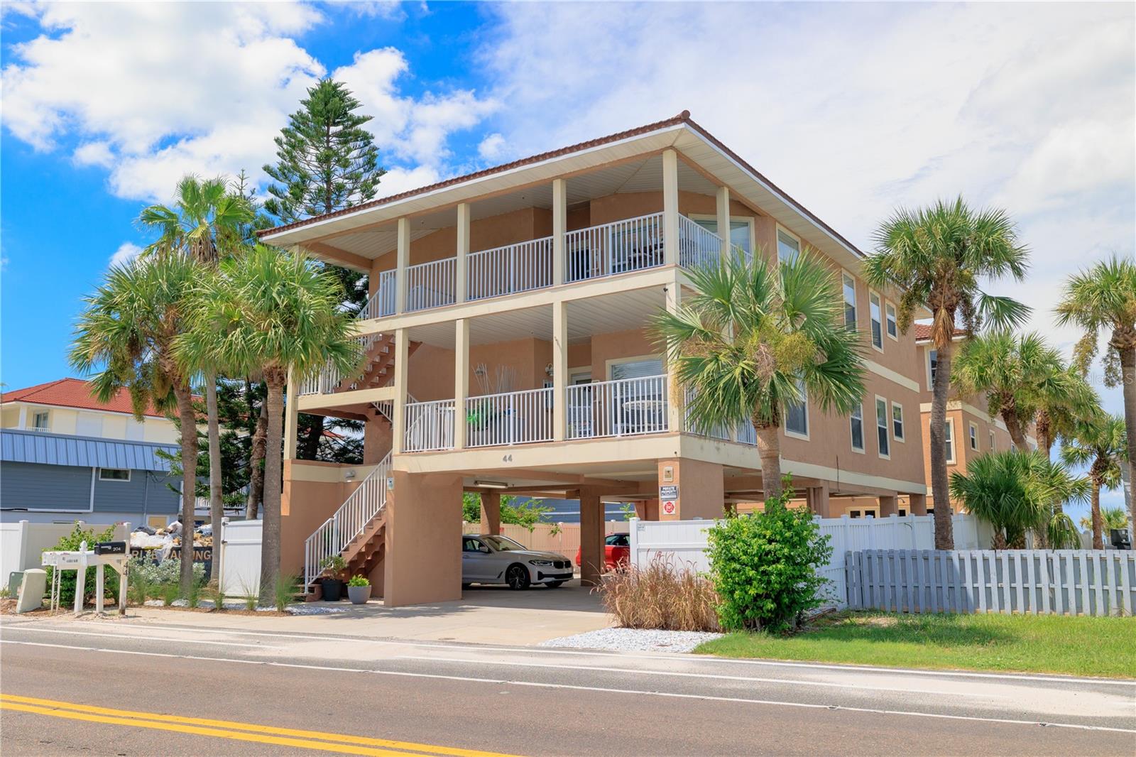 GORGEOUS Beach/ Waterfront Top Floor Condo in I. Rocks Beach. Built in 2002!
Enjoy your open 10 x 24 patio in front directly across from the Intercoastal Waterway with unobstructed views! This is an ideal patio to watch the boats parade by at all times of the year !! This spacious 2 Bedroom, 2 Bathroom unit has an open plan design with cathedral ceilings making it appear much larger. Updated features include - Water Heater 2025, Washer & Dryer 2024, AC 2015, Dishwasher 2025.
This community is 1 of 2 Buildings on the beach! Enjoy the convenience of walking to the Beach to left sidewalk of the rear building. Newer fence installed leading to the Beach! Some sprucing done to landscaping on outside for curb appeal.
This unit is turn key and very well kept! All ages and pets are welcome. Rentals are allowed with a 30 d minimum. Nicely located near fine dining and shopping right on I. Rocks Beach. Being sold as-is for the sellers convenience.