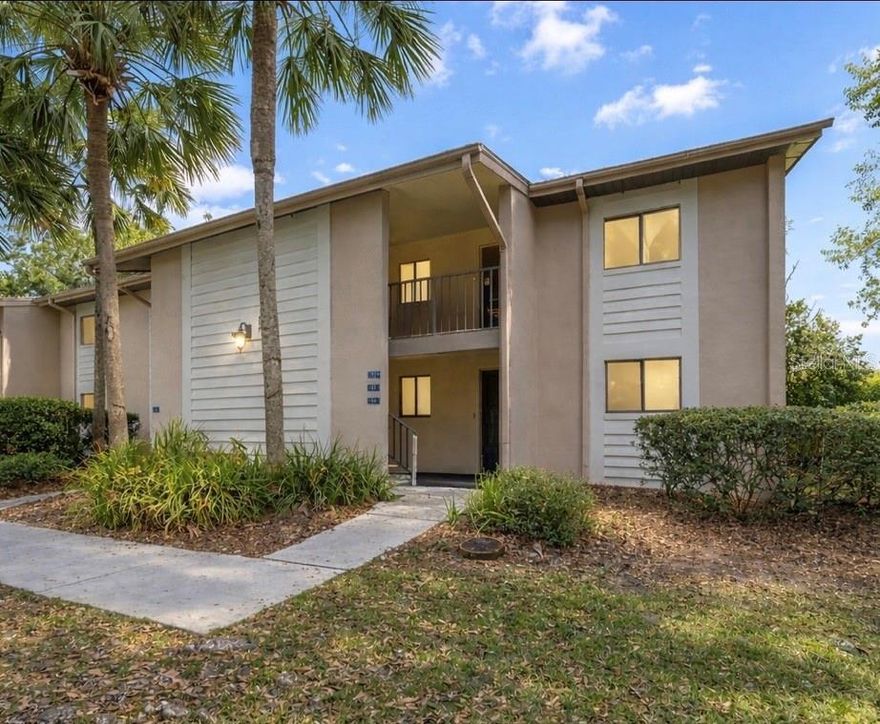 Situated just across from the College of Central Florida and minutes from SR 200, Paddock Mall, shopping, dining, and I-75, this is an ideal spot for anyone looking to stay close to everything. Located in the established Paddock Oaks Community, this  2-bedroom, 2-bath second-floor condo offers the perfect combination of convenience and low-maintenance living in the heart of Ocala. The kitchen provides ample storage, a pantry, and stainless steel appliances, flowing right into the main living space for everyday comfort. The primary bedroom offers its own bathroom and a walk-in closet. Second bedroom works great for guests, a home office, or flex space. Enjoy your own private screened-in balcony—great for relaxing after a long day.