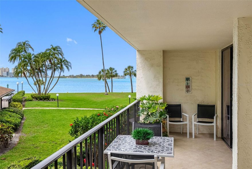 Tranquil corner end unit with Intracoastal water views. Welcome to unit 203 in Bayshore I in the exclusive Belleview Biltmore community. Behind the 24/7 guard gate, discover this charming 2 Bed, 2 Bath Condo, showcasing a peaceful setting offering the best of both worlds with landscaped garden views and Intracoastal water views.  A unique blend of nature right in your backyard. Tile flooring throughout this fully furnished unit. Floor-to-ceiling sliding doors and extra windows on the east side offer endless light-filled rooms. Kitchen with bistro eat-in space. Convenient laundry closet in the unit with washer and dryer. Bedrooms are king size with closets galore. Updated 2nd bath with granite and stone detail, and walk-in shower with seamless glass doors. Unit comes with 1 assigned covered parking, 1 storage closet with air and plenty of guest parking.  Bayshore I offers secure lobby access, video monitoring and a gorgeous new clubhouse that sits directly on the Intracoastal. The grounds offer glorious green space, heated swimming pool, and stunning clubhouse with kitchen, restrooms and barbecues all directly on the Intracoastal waterway. Harold's Lake sits on north side of the property with endless bird watching, as the Roseate Spoonbills are a sight to behold. Look across to Sand Key Bridge and north to Clearwater Memorial Bridge. Your enclave neighbors are the iconic Belleview Inn boutique hotel and famous Belleair Country Club. Optional membership to BCC offers new owner of this unit a discount on initiation fee and a skip on the 4 year golf membership should you choose. Wow, what a perk! Social memberships are also available. Private marina with boat slips for rent or purchase are subject to availability. In the quaint Town of Belleair with its police department, town hall, recreation center with activities for all. Minutes to famous Gulf beaches, shopping, dining and excellent medical facilities. TPA airport is 30 minutes and PIE is 20 minutes. This is the Florida living you’ve been dreaming of.