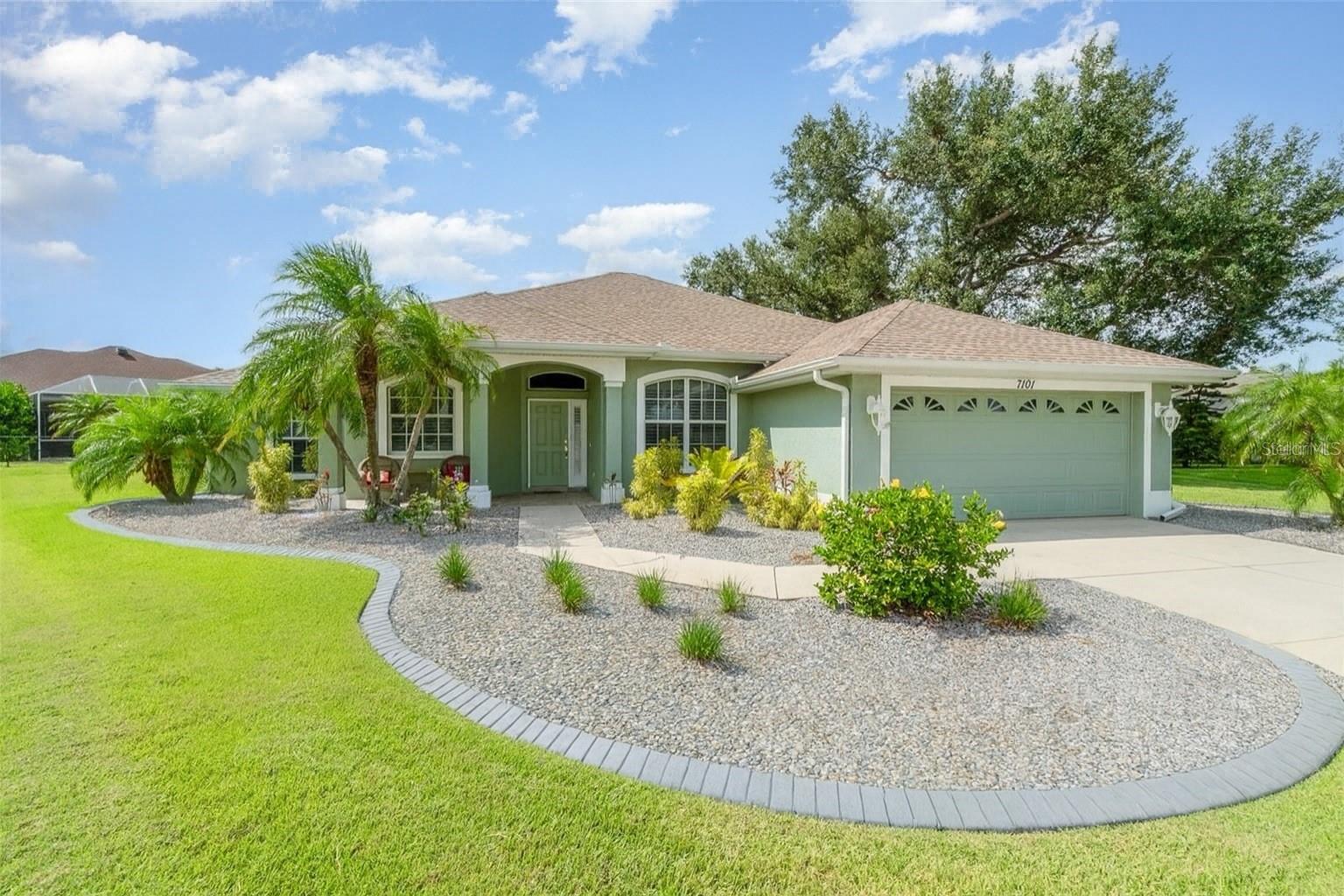 Nothing to do but MOVE IN to this beautiful Single-Family Home in the Gated Community of Charleston Park – North Port, FL, as it is being sold totally furnished turnkey as shown. Tucked away at the end of a quiet cul-de-sac in the highly sought-after gated community of Charleston Park, this beautifully maintained single-family home offers privacy, comfort, and a serene lifestyle. With only 139 homes, Charleston Park is known for its peaceful ambiance, complete with sidewalks, gazebos, and tranquil ponds.
Built by Peter Shipps, this 3-bedroom, 2-bathroom home also features a versatile den, perfect for a home office or guest space. Pride of ownership shines throughout the home, from the meticulously landscaped yard to the thoughtfully updated interior. The heated pool—featuring a 2022 Built Right heater, New Pool Pump in 2024—and is enclosed within a newly screened lanai, complete with storm protection shutters for the lanai, creating the perfect setting for year-round relaxation or entertaining. The pool area is easily accessed from the main living room, the primary suite, and one of the additional bedrooms, seamlessly blending indoor and outdoor living. The kitchen is a chef’s delight, boasting a brand-new range with a double oven, ideal for everyday meals or hosting gatherings.
Recent upgrades include a new roof (2022) with seamless gutters, a new A/C unit (2022), and fresh interior paint (2022). New Water Heater 2025. The spacious laundry room includes a full-size washer and dryer for added convenience. The cozy breakfast nook features an aquarium-style window, flooding the space with natural light and offering picturesque views of the lanai and pool. New Briggs & Stratton Storm Responder 6250 watt house generator with outside plug in for whole house
This home has been lovingly maintained and is move-in ready. Charleston Park is conveniently located near top-rated schools, shopping, restaurants, medical facilities, the North Port Aquatic Center, Wellen Park, and the Atlanta Braves Spring Training complex.
Don’t miss the opportunity to make this your forever home!