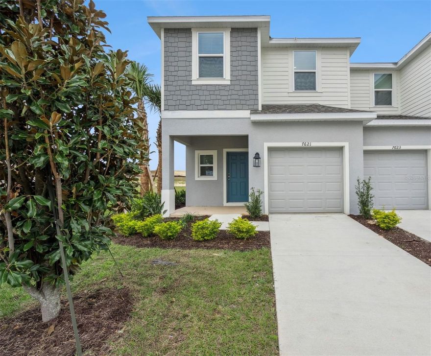 Welcome home to this brand-new townhome in the desirable Waterstone community! This spacious 3-bedroom, 2.5-bath residence offers modern living with tile flooring downstairs and comfortable carpeting upstairs. A washer and dryer are included, along with pest control for added convenience. With no yard maintenance, you can simply relax and enjoy the beautiful surroundings. Located less than 15 minutes from Downtown Clermont, this home offers both comfort and convenience. Enjoy peaceful views of the open green space right across the street—this tranquil townhome is the perfect place to call home.