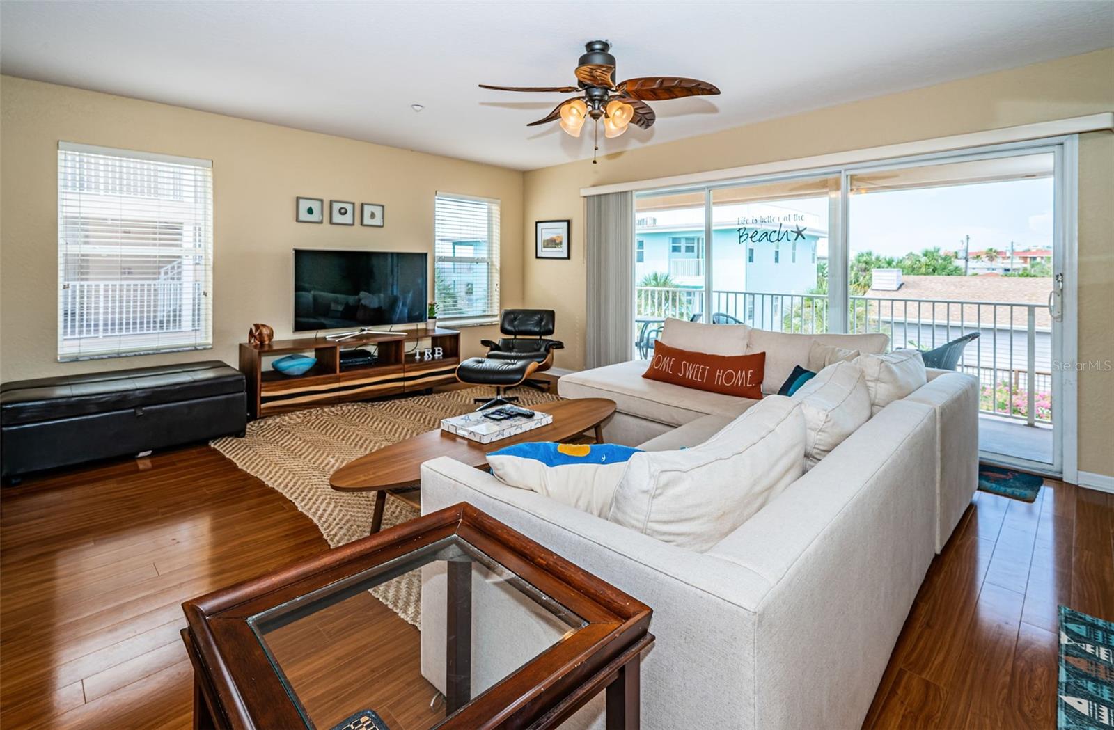Oceanway of Indian Rocks Beach! Weekly rentals permitted. This marvelous two-bedroom, two-bath beach condominium has a spacious 1,415 square feet floor plan with a large north-facing balcony with views of the Gulf of Mexico and shaded year-round for comfortability. The unit is on the top floor penthouse-level and away from the pool, so it is quiet and peaceful. Top-floor units also enjoy lots of extra natural light from the skylights! This beachfront sanctuary is well appointed with beautiful tile and wood flooring throughout, solid wood cabinetry, granite countertops, newer stainless steel appliances, stackable washer and dryer, quality furnishings and tasteful décor. This unit comes with a solid rental history averaging about $50,000 a year with owners blocking out 10 to 12 weeks a year for personal use. Oceanway is a sought-after beach complex featuring a beachfront heated pool, hot tub, paver sunbathing deck, poolside barbecue grills, assigned underbuilding parking, downstairs storage locker and plenty of visitor parking. Owners and guests can enjoy all the beach has to offer such as fishing, paddle boarding, boating, jet skiing, walks on the white sandy beaches and nightly majestic sunsets. Oceanway is in the heart of Indian Rocks Beach and within distance to many restaurants, pubs, boutiques, surf and fishing shops, bike and golf cart rentals, easy access to the mainland, 10 minutes to Clearwater beach and just 40 minutes to Tampa International Airport or 15 to Clearwater/St. Pete airport. Take advantage of this special opportunity.