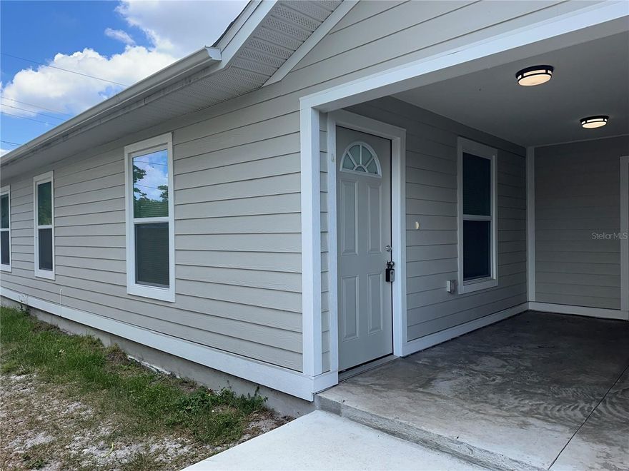 Schedule a showing for this 2 bedroom 1 bathroom duplex ready now built in 2025. Rent included Electric, Water, Sewer, Trash. Tile flooring throughout, open floor plan, and the kitchen has stainless steel appliances. You will have your own driveway located in the back, big enough for two cars and your own outdoor for a grill or patio furniture. No washer/dryer hook ups. 
Move in fees:
$65 app fee per adult
$2400 1st months rent
$2400 Deposit
$150 admin fee