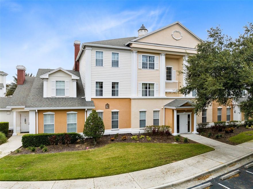 Discover effortless resort-style living in this pristine 3-bedroom, 2-bathroom second-floor condominium located in the guard-gated Heritage Crossing neighborhood of Reunion Resort. Offering breathtaking views of the 11th green on the Palmer Championship Golf Course, this beautifully maintained unit is ideal as a primary residence, vacation home, or SHORT-TERM rental.
Step inside to find a bright, open split floor plan with high ceilings and abundant natural light throughout. The kitchen features solid wood cabinetry, granite countertops, stainless steel appliances, and a convenient breakfast bar.
A large private balcony provides a peaceful setting to enjoy your morning coffee while overlooking the greens. The primary suite offers its own private balcony, a walk-in closet, and an en suite bathroom. Two additional oversized guest bedrooms offer generous closet space and easy access to the second bathroom and the in-unit laundry. The building features an elevator and ample open parking.

Residents of Heritage Crossing enjoy a low-maintenance lifestyle with access to two community pools and Reunion Resort amenities including a fitness center, restaurant, and eight resort pools. Located just a short drive from Disney, Universal, and all of Orlando’s world-class attractions, this property combines the best of luxury, convenience, and location.
Don’t miss your opportunity—schedule your private tour today!