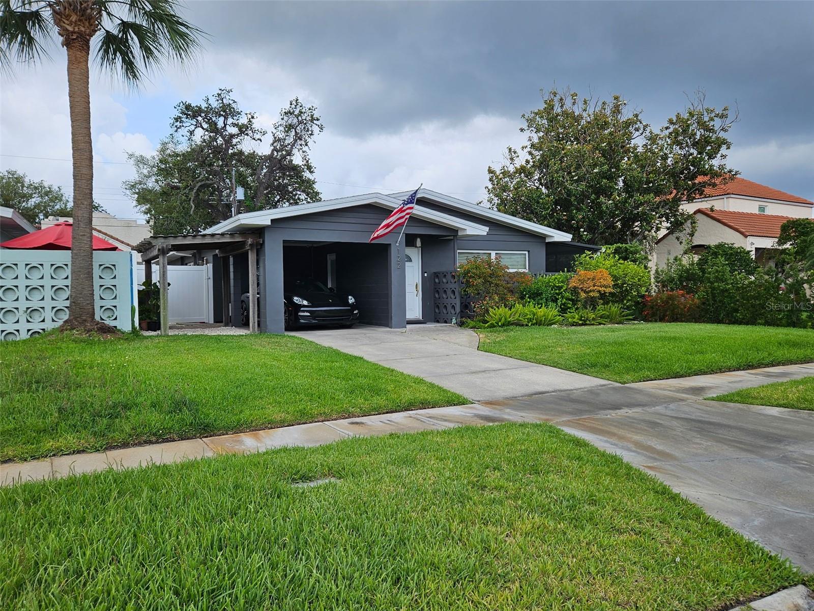 Come and enjoy the lifestyle on Davis Island in this spacious, clean 3 bedroom 3 bath home is a perfect spot for your next rental. This BLOCK CONSTRUCTED 3 bedroom 3 bathroom + OFFICE mid-century charmer has been tastefully updated. You'll be impressed with the beautifully maintained kitchen with solid wood cabinets, granite countertops, and 2019 Dishwasher, Microwave, BOSCH Refrigerator. The Master Bedroom has a large en suite bathroom with a shower and soaking tub. The second bedroom has an ensuite bathroom as well. Laundry is a breeze in your mudroom with LG WASHER & DRYER INCLUDED for your use. Beautifully polished TERRAZZO FLOORS are easy to maintain and will make your rental experience carefree. Davis Islands is a designated GOLF CART community and you'll be able to tuck your golf cart or small boat under the custom covered parking spot next to the carport. Chesapeake is a great street in the middle of the island and allows for short strolls to the village to take in one of the several restaurants, shops or local services. Take advantage of the newly renovated Roy Jankins swimming pool on the island along with tennis facilities, dog beach, community boat ramp, parks, playgrounds, water access, bike trail, and much more. Within minutes to downtown, Riverwalk, Bayshore Blvd, Sparkman Warf, Curtis Hixon Riverfront Park, Tampa Airport, USF Health, Tampa General Hospital.