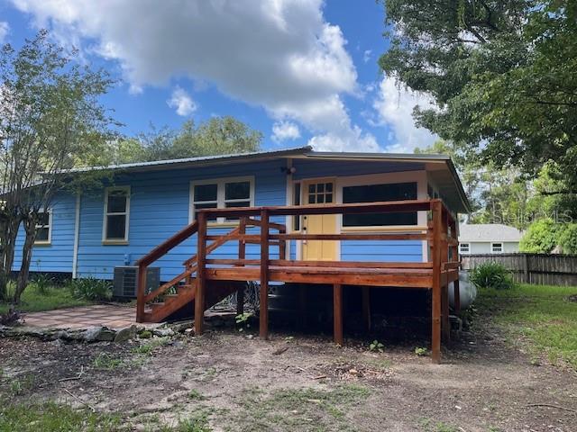 Cute Vintage home on corner lot, 3 bedroom 1 bath, one could be used as a study, large fenced yard with storage shed, freshly painted, located right near Depot Park and Hawthorne Trail and close to UF and downtown. Lots of character and washer and dryer included.