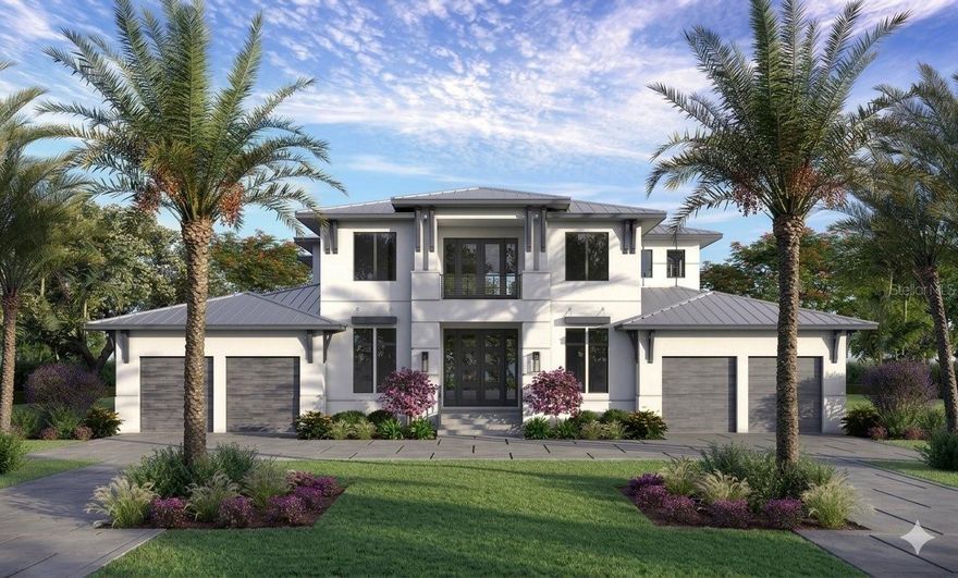 One or more photo(s) has been virtually staged. Pre-Construction. To be built. One or more photo(s) has been virtually staged. UNIQUE CANAL-FRONT PROPERTY ON LAKE SAWYER | BUILD-READY | NO HOA | WINDERMERE An extraordinary opportunity awaits on the shores of Lake Sawyer, tucked along a picturesque canal, this beautiful parcel delivers the perfect blend of privacy and possibility. With no HOA fees or restrictions, you have the freedom to design and build your dream home exactly as you envision it or use the plans already available and variances approved — saving you time and expense. Offering approximately 5,516 SF of impeccably appointed living space and over 8,316 SF under roof, every detail has been curated to the highest standard of elegance and sophistication. Dramatic sightlines from the grand entry sweep through sun-drenched principal rooms to the resort-caliber outdoor living spaces beyond. The showstopping gourmet kitchen dazzles with extra-thick natural quartzite countertops, an oversized center island, pot filler, a fully integrated refrigerator and dishwasher with bespoke wood-panel cabinetry, and an oversized walk-in pantry — a culinary stage worthy of the most discerning chef. A soaring great room with designer tray ceilings and an elegant formal dining room set the scene for unforgettable entertaining, complemented by a private study and home office. The first-floor primary suite is a true sanctuary — a sumptuous walk-in closet, sculptural freestanding soaking tub, and a spa-inspired shower enclosure deliver five-star hotel indulgence at home. Upstairs, a second master suite, a spectacular lake-view recreation room with oversized balcony, three additional bedrooms, a chic loft with front balcony, and a second laundry suite elevate every aspect of daily life. Outside, a breathtaking covered lanai unfolds into a private lakeside paradise — summer kitchen, outdoor fireplace, alfresco dining, and a heated pool and spa framed by elegant paver decking and the glittering expanse of Lake Sawyer. A 4-car garage with EV charging, dual laundry rooms, impact-rated windows and doors, and bespoke designer finishes complete this extraordinary offering. Minutes from Windermere Prep School, shopping, dining and within minutes of Walt Disney World. *Images have been taken from a similar model home*