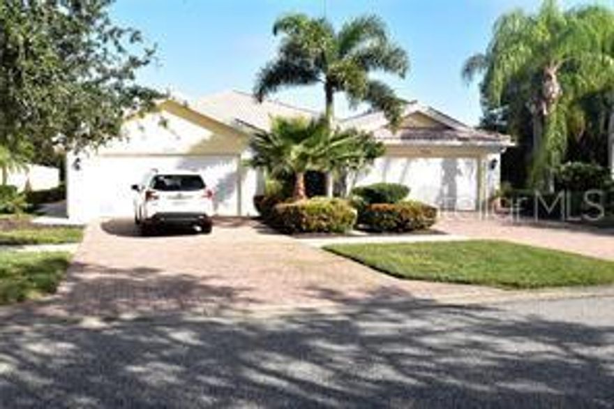 ***Annual Lease only*** NO PETS. Extremely clean 2 bedroom 2 bath with oversized patio with private preserve view. 2-car garage and has hurricane shutters. DiVosta built solid with poured concrete reinforced construction. The gated community of Villagewalk is set on over 500 acres of tropically landscaped grounds. Check out the Clubhouse with fitness center, meeting rooms and event space. Have lunch at the onsite restaurant and bar. Make a trip to the Town Center for a haircut or shopping at the gift shop. Play tennis, pickleball, bocce ball or just relax by the resort-style pool or lap pool. Convenient to Siesta Key beach, Legacy Bike Trail, shopping, dining and more.