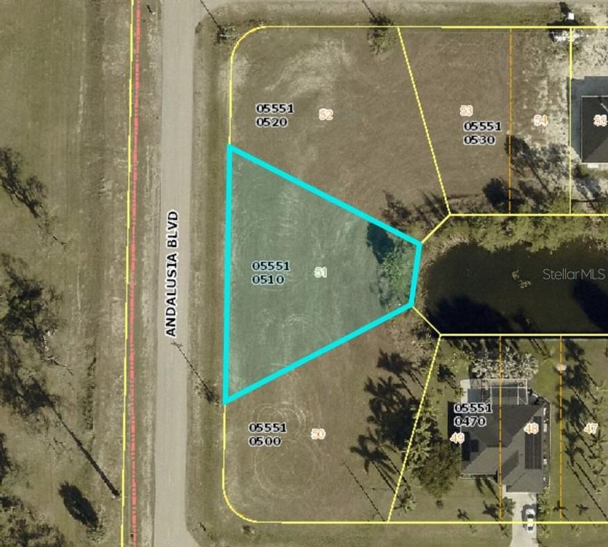 Gorgeous flat building lot with SE exposure on freshwater canal.  Jumbo sized lot, cleared & mowed. Build your dream home and enjoy living life on the Cape!  Come see today!!