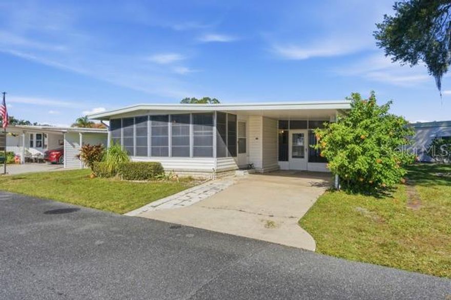 This well maintained 2 bedroom 2 bath home is in the beautiful Hawthorne of Leesburg Community.  With a sunroom, screened porch, large living room and dining room combined, this home provides ample space to entertain guests or just enjoy staying home!  Hawthorne is a very active 55+community that provides many clubs and events such as tennis, golf, pickleball, gardening, archery, nature trails and shuffleboard just to name a few!  Why not join a softball team, bike club, or take the courtesy shuttle to the mall after a swim?  There are 120 boat slips if you like traveling to the Great Chain of Lakes or nice quiet places just to catch a fish.  If you're the adventurous type there are EMT's on duty 24 hours a day as well as emergency buttons in every home for medical needs with a quick response.  If you enjoy beautiful scenery, nature trails and friendly neighbors, Hawthorne is the place to be and a great place to call home!
--