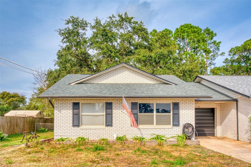 Cute, concrete block, 2/2 with one car garage 1/2 Duplex in New Smyrna Beach located in the quiet neighborhood of Islesboro.  2 miles to new boat ramp on the Intracoastal waterway, walking distance to small public boat ramp on Turnbull Bay, 5 minutes to downtown New Smyrna; Canal Street & Flagler Avenue & 8 minutes to the Atlantic Ocean! This is a perfect starter home or great for an investor! New roof in 2018 and new tile in kitchen!! Schedule your showing today - this home will not last! ;Water: City