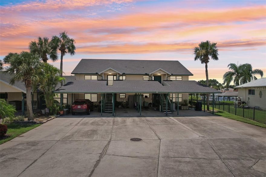 READY NOW! Everything is brand new in this fully remodeled waterfront condo! Welcome to coastal living with wide water views in this 2-bedroom, 2-bathroom home located in a secure, gated community. Perched high and dry on the second floor, this unit offers peace of mind and security. Inside you'll find a coastal modern, open-concept layout with fully updated finishes throughout, including stunning Luxury Vinyl flooring (no carpet), a stylish kitchen with backsplash, gorgeous navy and white cabinets, and under-cabinet lighting. Off to the side is an extra area for dining / entertaining, which is a unique feature built out in the remodel! The Primary bath is opened up, allowing for a spacious shower leading into a massive walk-in closet with custom build-outs, and the laundry unit is conveniently housed within this oversized en-suite. This property feels brand new! IMPACT windows and doors provide added security and lower utility bills. Dual attic spaces provide ample storage with one located downstairs in the assigned covered parking space. Plenty of guest parking is also readily available 24/7. Small pets considered on a case by case scenario, up to 35lbs with community approval. Yardarm is a quick bicycle ride to waterfront dining at the popular Circles and Finns restaurants. Capture the most colorfully landscaped sunsets in Florida at the Apollo Beach Nature Park. State-of-the-art healthcare, new businesses, coffee shops, and all things needed for a convenient, low-traffic lifestyle are within 2 miles. Dolphins, manatees, osprey, and a multitude of feathered friends, idling boaters, and jumping fish will keep you entertained on your screened-in balcony daily. This community did not flood during the storms of 2024. Yardarm has also recently replaced roofs for added safety. Pack your swimsuit! Community pool and tennis courts are included in rent! Tenant is responsible for electric, water, WiFi and contents insurance.