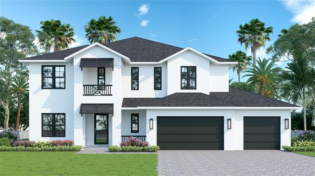 Under Construction. by Momentum Homes. Custom residence on a large 99 x 104 corner lot located in the heart of Palma Ceia West featuring 5 BR, 4 BA, 4,267 SF, 3 car garage & a heated saltwater pool/spa within the Grady, Coleman, Plant school district. Interior highlights: Thermador SS kitchen appliances, wide plank wood floors throughout with tile in wet areas, white quartz countertops, custom wood cabinetry, large walk-in pantry, dry bar, first-floor bedroom, solid core doors, level 4 drywall, drop zone off of the 3 car garage, formal dining room, eat-in kitchen, open concept family room layout with a massive sliding door that leads out to an extended lanai complete a heated saltwater pool/spa. Upstairs: 4 bedrooms, 3 full baths, laundry, office/crafts area, media/flex room, large primary suite with an oversized walk-in closet. Other notable highlights: 10 ft ceilings throughout, 2 story block construction, PGT impact glass, dual 15 SEER AC units, natural gas & tankless water heater, pavers on driveway, front porch, patio & pool deck, X flood zone. 2-10 warranty provided by the builder. Plans and selections are subject to change. Close proximity to all of South Tampa’s favorite restaurants, Hyde Park, Armature Works, Downtown, Tampa International Airport & MacDill AFB. Floor plans are available upon request.
