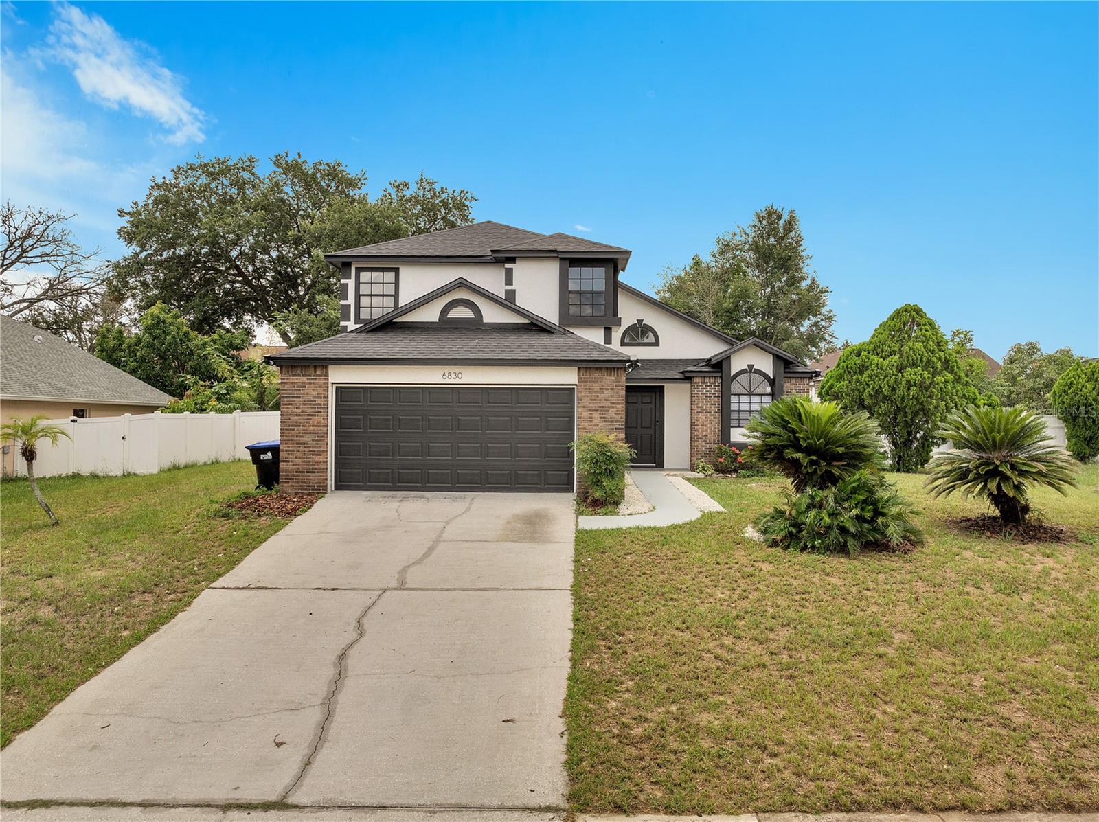 Welcome to this beautifully updated 4-bedroom, 2.5-bathroom home that perfectly blends comfort, convenience, and style. Located in a quiet, well-maintained community with a low HOA, this property offers quick access to major highways, shopping, and dining. Step inside to a freshly renovated interior filled with natural light and modern touches. The spacious, open floor plan is ideal for everyday living and entertaining. Enjoy peace of mind with a brand-new roof and updated systems throughout. The kitchen features new stainless steel appliances, including a refrigerator, microwave, dishwasher, and range. Neutral finishes create a warm and inviting atmosphere throughout the home. The living and dining areas flow seamlessly for easy entertaining. A convenient half bath is located on the main level for guests. The primary bedroom is situated on the main floor, offering privacy, comfort, and an en-suite bath. Upstairs, you’ll find two generously sized bedrooms with ample closet space and a shared full bathroom. All bathrooms have been tastefully refreshed with clean, modern finishes. The fully fenced backyard offers plenty of room to relax, entertain, or play. Whether you want a garden, outdoor dining space, or play area, the options are endless. Curb appeal is enhanced by the well-maintained exterior and manicured landscaping. A 2-car garage provides ample storage and parking. This home has been thoughtfully updated and is truly move-in ready. It’s located in a peaceful neighborhood that combines charm with everyday convenience. Don’t miss your chance to make this exceptional home your own—schedule your showing today!