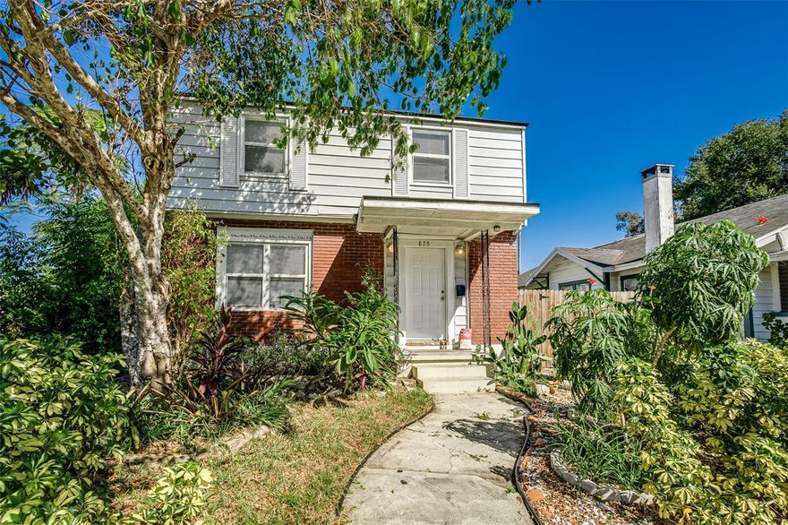 Unique investment opportunity with two tenant-occupied, income-producing units. The front residence is a two-story 4-bedroom, 2-bath single-family home with a fenced backyard, currently leased through 8/31/2026 at $1,995 per month. Prior updates include an updated kitchen, vinyl flooring with carpeted bedrooms, interior paint, refreshed bathrooms with updated vanities, and select interior lighting fixtures. The front unit was recently fumigated, with both the air handler and condenser replaced in 2025. The property also includes a tenant-occupied 1-bedroom, 1-bath rear apartment located above a storage structure, offering a private entrance from the alley off 18th Ave S or 8th St. This unit is currently leased for $900 per month through 1/31/2026, then transitioning to month-to-month, and features a kitchen, vinyl flooring, window A/C units, and recent electrical updates. The rear unit is fully fenced off from the main residence for added privacy. All interior photos for both units were taken prior to tenant occupancy. Water and electric are separately metered, and tenants pay their own utilities. This property presents a strong opportunity for investors seeking steady cash flow, with future flexibility for an end buyer once leases expire. Please do not disturb tenants.