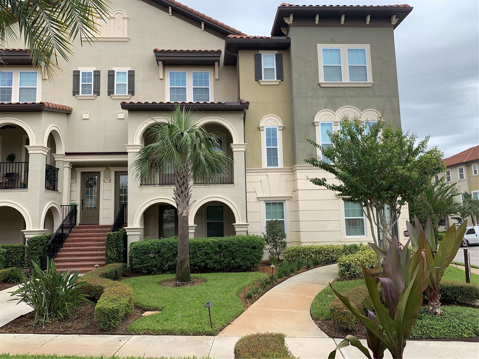 Welcome to one of the most beautiful townhome communities in the area. Fountain Park is a guard gated community that comes with unparalleled amenities for you and your family to enjoy. This absolutely stunning four bedroom, 3.5 bath Venice model townhome built by Ashton Woods is waiting for you. The 1st floor features a generously sized 4th bedroom complete with a full bath and walk-in closet, ideal for guests, in-law suite or office. Ascending to the 2nd floor you'll find a great room open to a gourmet kitchen adorned with 42” cabinets and stainless steel appliances. The oversized Island in the kitchen is perfect for entertaining and overlooks the spacious eat-in kitchen area. On to the 3rd floor the there is a large primary bedroom, master bath and walking closet Two additional bedrooms in the rear of the home share the third bathroom for guests and family. Washer and Dryer is located on the third floor as well for ease of doing laundry. For your family and guests experience all the beauty and community amenities that includes a Beautiful Pool with a Hot Tub, Tennis and Pickleball Courts, Putting Green,Dog Park,Scenic Walking Paths and Club House with Billiards,Card Tables and a Fitness Center. Easy access to I-4 ,SR - 417 and SR - 429 as well as quick access to many new medical facilities, shopping and dining.