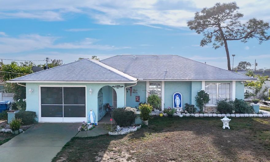 this a beautiful home Remodeled in a different part- Lots of tiles. Extra-large family room. The 3rd bedroom could be office or den. Great neighborhood. Close to everything. Large shed. And Attached garage.