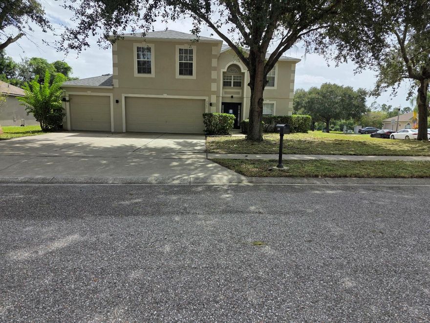 Welcome to a Very Beautiful Spacious 4 Bedrooms/2 and Half Bathrooms, 3 car garages with screen enclosure patio on the side of the property.  Home located on the Community of Winstone at Ocoee Subdivision. House is just renovated with New Roof, Porcelain Tile throughout the main first floor, Newly Fresh Interior Paint, Quartz Countertops with new sinks in kitchen and bathrooms, New Water Heater, New Refrigerator, New Dishwasher, New Toilets, New Majority Modern Light Fixtures. On second floor there is huge loft that can use as Playroom or Entertaiment Center. Home is ready to move in. Call to schedule for a tour.