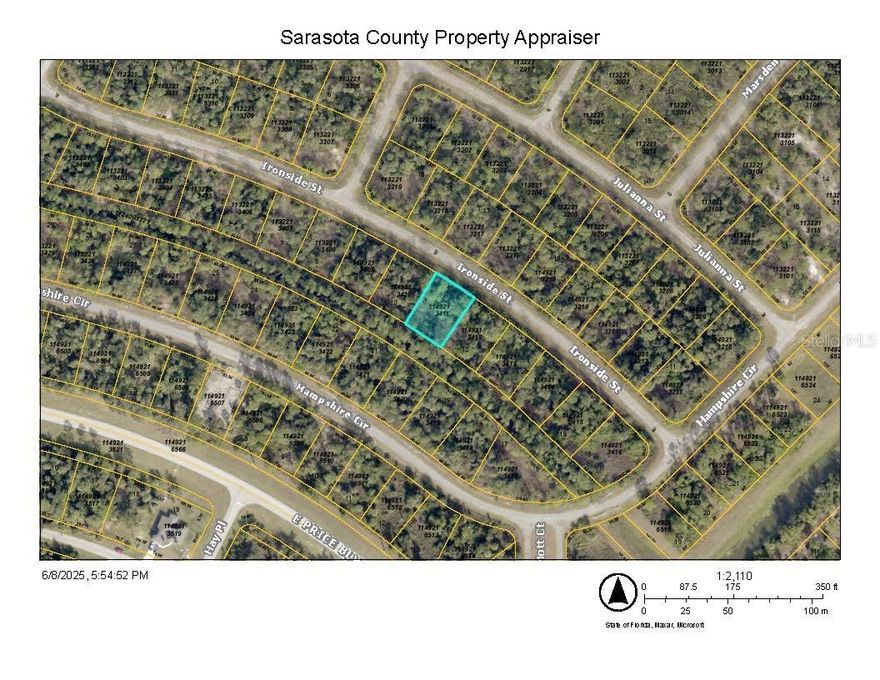 Great build ready lot in beautiful Sarasota County, Florida.   Short drive to America's best beaches.  Buy and build or hold as an investment.