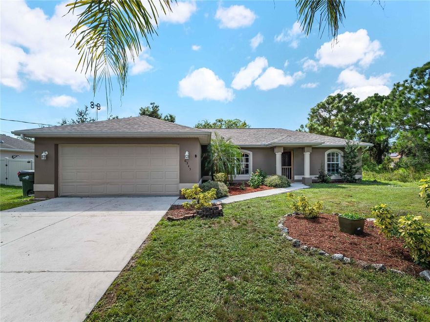 One or more photo(s) has been virtually staged. Your private retreat awaits with the perfect combination of pool, privacy, and location. This single-story home offers a lifestyle that blends everyday comfort with the feeling of a personal getaway. Nestled among mature trees in a quiet neighborhood, it provides peace and privacy while keeping you close to parks, schools, and all essential amenities.
Inside, you’ll find a calming, airy atmosphere with soft blue walls, updated light fixtures, and an open layout that flows seamlessly from room to room. The design keeps you connected whether you’re cooking, entertaining, or simply enjoying the spacious living areas. Natural light fills the home through elegant arched windows, highlighting the balanced charm of the interior.
Step outside to your own backyard oasis. A covered patio leads to a sparkling, screened-in pool that overlooks lush greenery, creating the perfect space to relax, unwind, or entertain. The exterior is just as inviting, with a neutral beige façade, crisp white trim, and a durable gray roof that add to the property’s timeless curb appeal.
This home is ideal for a variety of lifestyles, offering the ease of a single-level layout with the flexibility to entertain, host, or simply enjoy quiet evenings at home. Properties that balance privacy, charm, and convenience are rare, and this one is ready for you to make it yours. Schedule your tour today and see why this home is a standout opportunity.