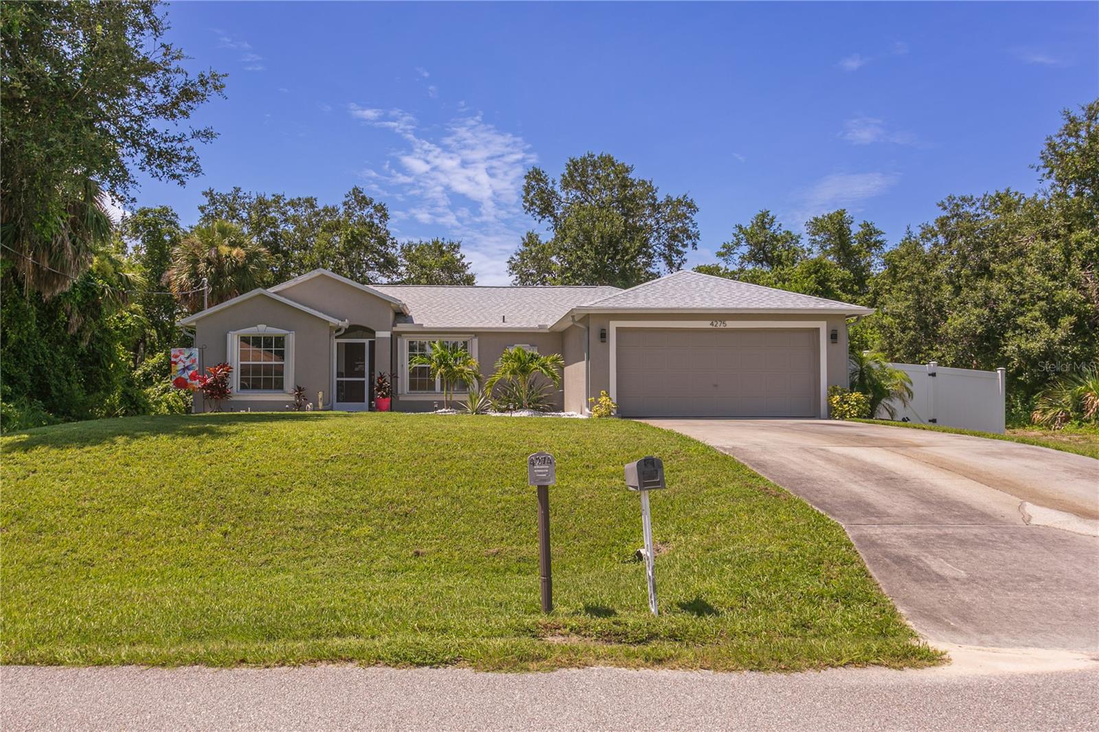 Under contract-accepting backup offers. Move-In Ready Pool Home with New Roof and Private Setting!
Welcome to your own tropical retreat! This 3-bedroom, 2-bath, 2-car garage pool home offers an open Great Room split-bedroom floorplan and is loaded with upgrades in a highly desirable location. Enjoy peace of mind with a new roof (2022), HVAC system (2019), and water heater (2016).
Step inside to find wood-look vinyl flooring in the Great Room and guest bedrooms, cathedral ceilings, and a seamless layout that connects the living, kitchen, and dining areas. The spacious living room features a custom-built entertainment wall with surround sound, a 65” mounted TV, and a sleek LED electric fireplace—all included!
The large master suite includes a walk-in closet and en suite bath with double vanities, a soaking tub, and separate shower. Accordion hurricane shutters provide full storm protection.
Relax or entertain on the covered 15x10 lanai overlooking the 5,675-gallon kidney-shaped pool with a tranquil waterfall feature, all surrounded by a white vinyl privacy fence and no side neighbors—just wooded lots for added seclusion.
Additional features include an 8x8 storage shed, indoor laundry, and a 2-car garage. After the current meticulous owners being here, there is nothing left to do but move in and enjoy.
Don’t miss this rare opportunity—schedule your private tour today!