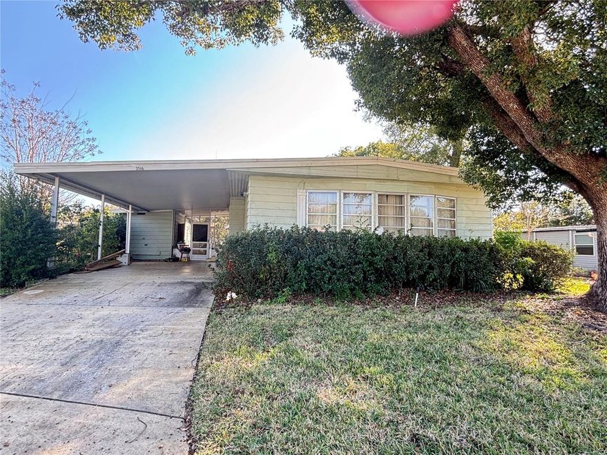 ALL OFFERS CONSIDERED!
3-bedroom, 2-bath home in the pet-friendly Citrus Ridge Village of Zellwood Station. 1,759 sq ft under air and ready for a full interior renovation. Membrane roof approx. 10 years old, A/C approx. 5 years old, appears re-plumbed, and no appliances. Plenty of storage space.
 Zellwood Station offers the best in active retirement living, with a low HOA fee that includes yard maintenance, yard mowing, edging and blowing off driveways and sidewalks, internet, and access to 24-hour gated security, 4 pools, pickleball courts, shuffleboard, and enjoy having lunch or dinner at Zellwood Station's Whistlestop Restaurant. A well-maintained golf course is available for an additional fee. The community is conveniently located off the 429 Expressway, providing easy access to downtown Orlando, hospitals, airports, and attractions. You’re also just 20 minutes from historic Mt. Dora, known for its restaurants, shopping, and year-round festivals.