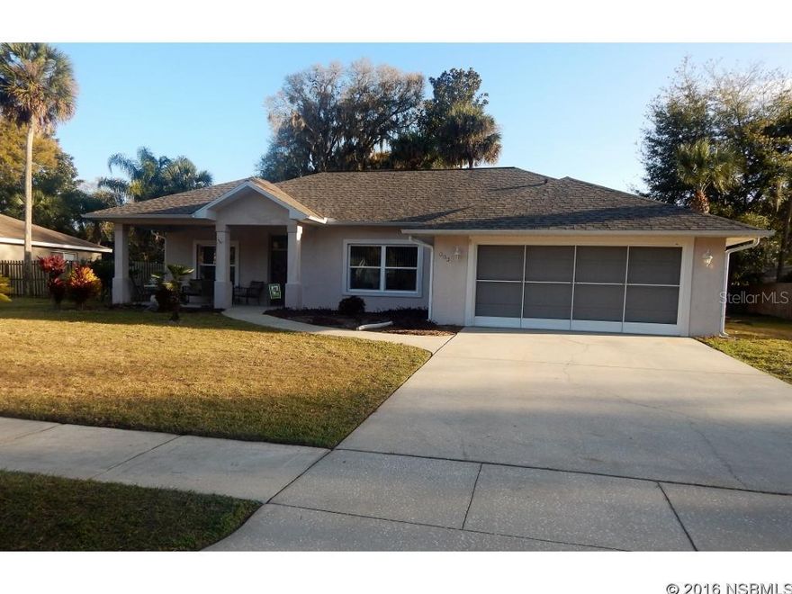 Welcome home!! Everything has been done for you, new dimensional roof and A/C in 2013.New windows throughout the home in 2015, new refrigerator in 2014, new french door in master bedroom and water heater in 2016. Light and bright open floor plan, kitchen has tons of cabinets and counter space for the cook in the family. breakfast bar and pantry.Large master suite with walk in closet, french doors that open to your privacy fenced back yard and patio and nicely updated shower in bath. Inside laundry area.Small subdivision in the heart of Port Orange with no HOA, walk to Spruce Creek recreational parksand in A rated school district makes it the perfect family home. ;Water: City