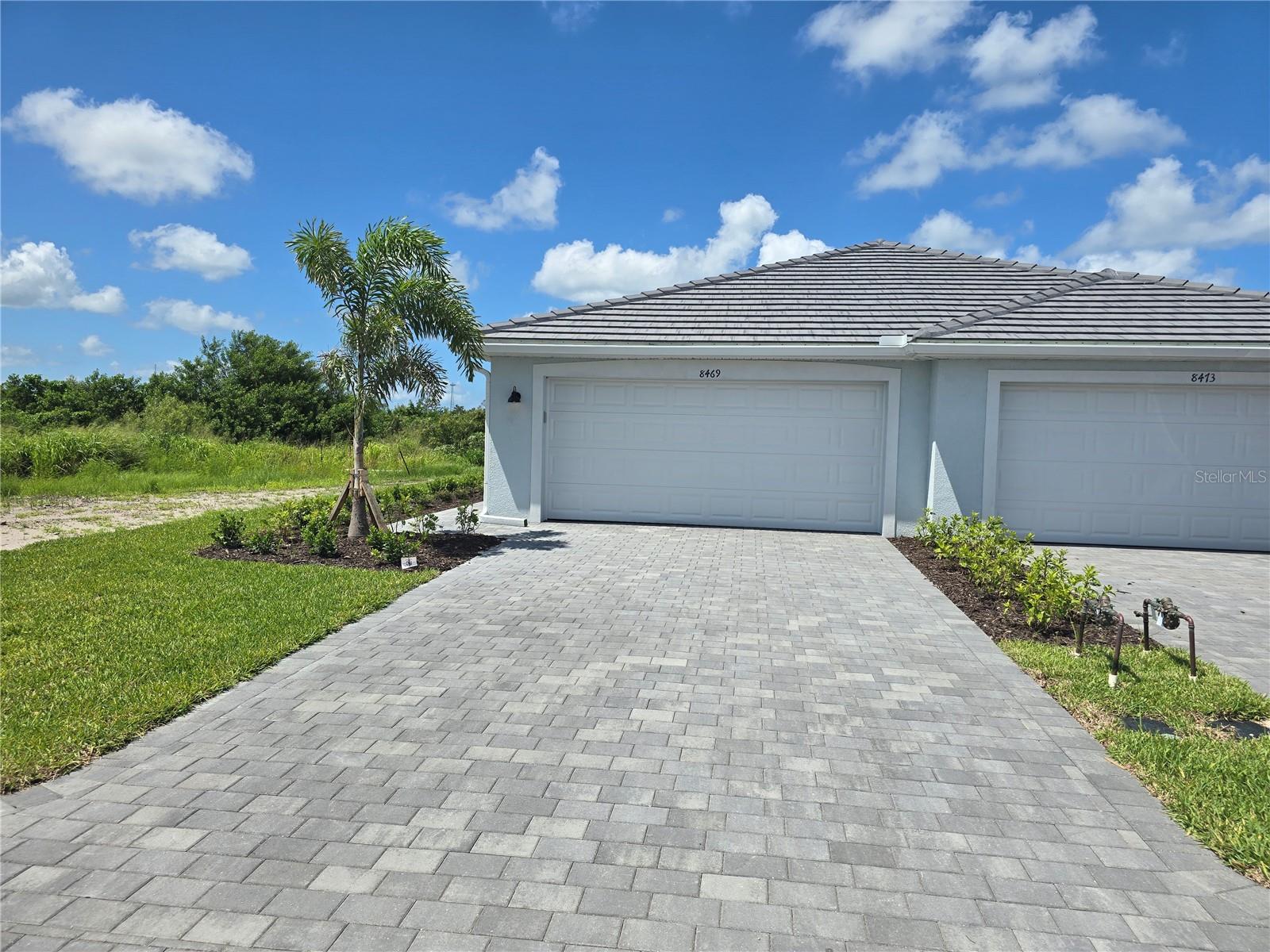 Beautiful, new construction, conservation view villa for rent in highly desirable Palm Lake at Coco Bay! This beautiful 2 bedroom + study/den, 2 bathroom, 2 car garage home boasts tile throughout, upgraded quartz countertops and white cabinets really make this awesome home extra special. The natural light that comes through this home is amazing and if privacy is important, there are no side or back neighbors. The Palm Lake at Coco Bay has a beautiful community pool, fitness center, pickelball and is close to fantastic entertainment and restaurants. If you're a beach lover, Palm Lake at Coco Bay is less than 10 minutes to Englewood Beach/Manasota Key and 20 minutes from beautiful Boca Grande! Atlanta Braves and Tampa Bay Rays Spring Training baseball is a short drive from this lovely community as well. Don't let this beautiful home and opportunity to rent in a fantastic community slip by.