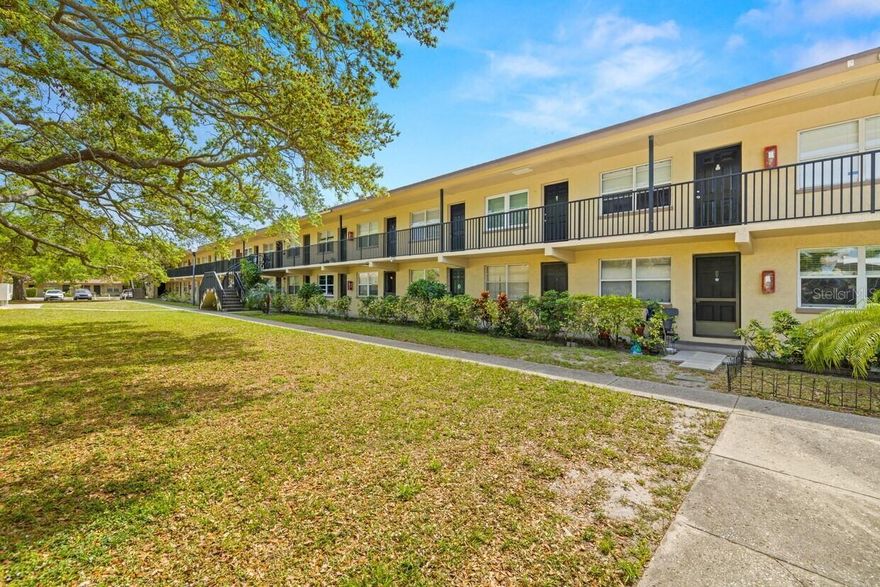 Welcome to this beautifully remodeled 1-bedroom, 1-bath condo perfectly situated in the heart of Clearwater. This spacious home features a large open living area, a fully upgraded kitchen with modern finishes, and a bar-style dining area perfect for small spaces and casual meals. The bedroom offers generous closet space, creating a comfortable and practical retreat.

Offered fully furnished and turnkey, this condo is ready for investors or snowbirds alike—currently operating as a short-term rental with minimum one-month leases, bringing in $2,800 - $3,200 per month with proven rent rolls. A property manager through Investing N Florida is available to continue seamless management at a 15% fee, ensuring a truly hands-free investment experience.

The community offers fantastic amenities, including a large public pool, lush green common areas for relaxing or playing, and a friendly neighborhood atmosphere. Centrally located, this property provides easy access to the world-famous St. Pete and Clearwater beaches, as well as the St. Petersburg Pier, top dining, shopping, and entertainment.

Whether you’re looking for a profitable rental or a stylish Florida retreat, this Clearwater gem offers the perfect blend of comfort, convenience, and investment potential.