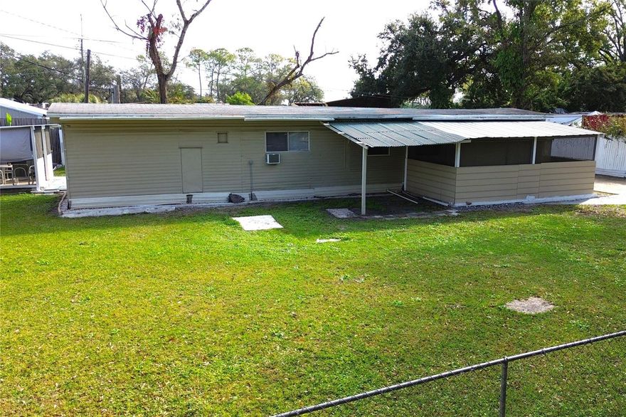 Location!!! this property is just a 10 minute ride into Tampa Downtown. With plenty of privacy and space you will enjoy quiet when you want it and all of the entertainment and dining Tampa has when you need it. The property has been rezoned to Commercial. Converted in 2/2 and remodeled in 2019. Cash Only.