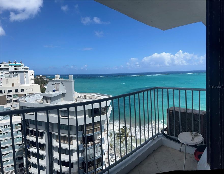 One or more photo(s) has been virtually staged. Enjoy ocean, city views and the relaxing sound of the waves right from your unit, while on a high floor, far from city noise. Prime location with easy access to highway and supermarkets, restaurants and services. Features 1 bedroom, 1 bathroom, and 1 assigned parking. Kitchen is equipped. Washer /dryer facilities conveniently located in the building’s common areas. Reef Tower is oceanfront with a private gated direct beach access; pool & BBQ area; “After-hours” security guard on premises; electric generator (common areas) & water cistern. HOA: $171/month (including water); Property Taxes: $715 annually and Insurance: $1,615 annually. Establish residential community- No Airbnb | Min. 6-month rentals.