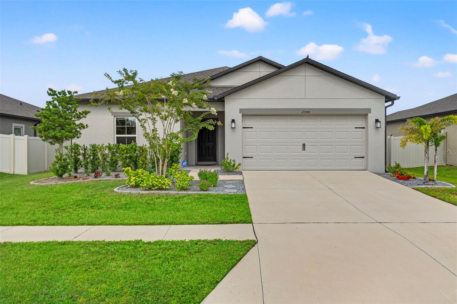 A must-see! Discover this stunning MI Homes-built (2020) residence located in the highly desirable Talavera community. This 4-bedroom, 2-bathroom, 2-car garage home is packed with impressive upgrades and designed for modern living.
Step inside to an inviting open-concept layout featuring a gourmet kitchen with espresso cabinetry, sleek granite countertops, and brand new stainless steel appliances (2023), including refrigerator, microwave, dishwasher, and disposal – perfect for creating memorable meals.
Enjoy spacious bedrooms with upgraded flooring and beautifully appointed bathrooms with stylish mirrors and fixtures for a fresh, contemporary feel throughout. The home also includes a washer and dryer for added convenience.
Step outside to your private oasis featuring a paver patio, charming gazebo, and playset – ideal for outdoor entertaining, relaxing evenings, and family enjoyment. Additional highlights include garage storage racks and flexible secure entry with door fobs, codes, or keys.
Community amenities: Talavera offers a vibrant lifestyle with resort-style amenities including a pool, playground, basketball court, tennis and pickleball courts, and scenic walking trails. (buyer to verify with HOA directly).
This beautifully upgraded home combines luxury, comfort, and community living – truly a must-see!