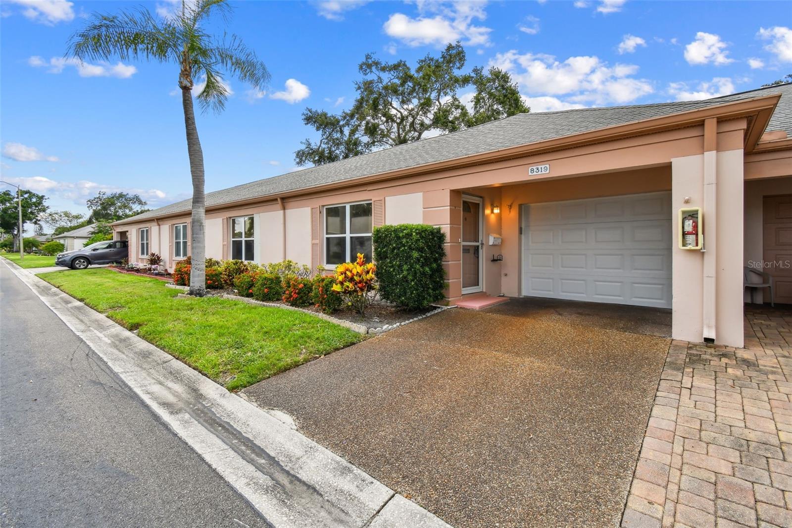 Welcome to easy living in this beautifully maintained 2-bedroom, 2-bathroom condo located in a vibrant 55+ community in the heart of Seminole. This spacious home offers comfort, convenience, and a low-maintenance lifestyle, just a short walk to the Bardmoor Golf & Tennis Club. Recent updates include brand-new carpeting and a new garage door (2025), as well as an HVAC system installed in 2023. The roof has also been replaced by the HOA in recent years, offering peace of mind for years to come. The thoughtfully designed floor plan features a large primary suite with a walk-in closet and private ensuite bath. Enjoy the convenience of a 1-car attached garage, an under-air utility room, and a charming back patio—perfect for morning coffee or quiet evenings. Community amenities include a pool, fitness center, and shuffleboard courts, all designed to support an active and social lifestyle. Don't miss this opportunity to enjoy all the benefits of maintenance-free living in a welcoming and well-kept community. Schedule your private tour today!