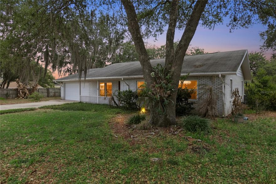 One or more photo(s) has been virtually staged. Tired of cookie-cutter homes on tiny lots? This one is different.

Sitting on a rare .38-acre lot, this move-in ready 3-bedroom, 2-bath home gives you the space, updates, and peace of mind most homes simply don’t provide. Inside, you’ll immediately notice the fresh paint throughout, creating a bright, clean feel the moment you walk in. The kitchen stands out with custom wood cabinetry, giving it a warm, upgraded look with plenty of storage.

The bedrooms feature brand new carpet, making them feel comfortable and private—ready for you from day one.

But what really sets this home apart? A Generac whole-home generator, so you’re protected and powered even when others aren’t. That’s a level of security and convenience that’s hard to find.

Step out back to your covered lanai/sunroom, the perfect spot for morning coffee, relaxing evenings, or entertaining without worrying about the weather.

With a large lot, you’ve got room to expand, store toys, or simply enjoy the freedom of extra space—no cramped feeling here.

Located just minutes from shopping, dining, and major roadways, you get both convenience and breathing room.