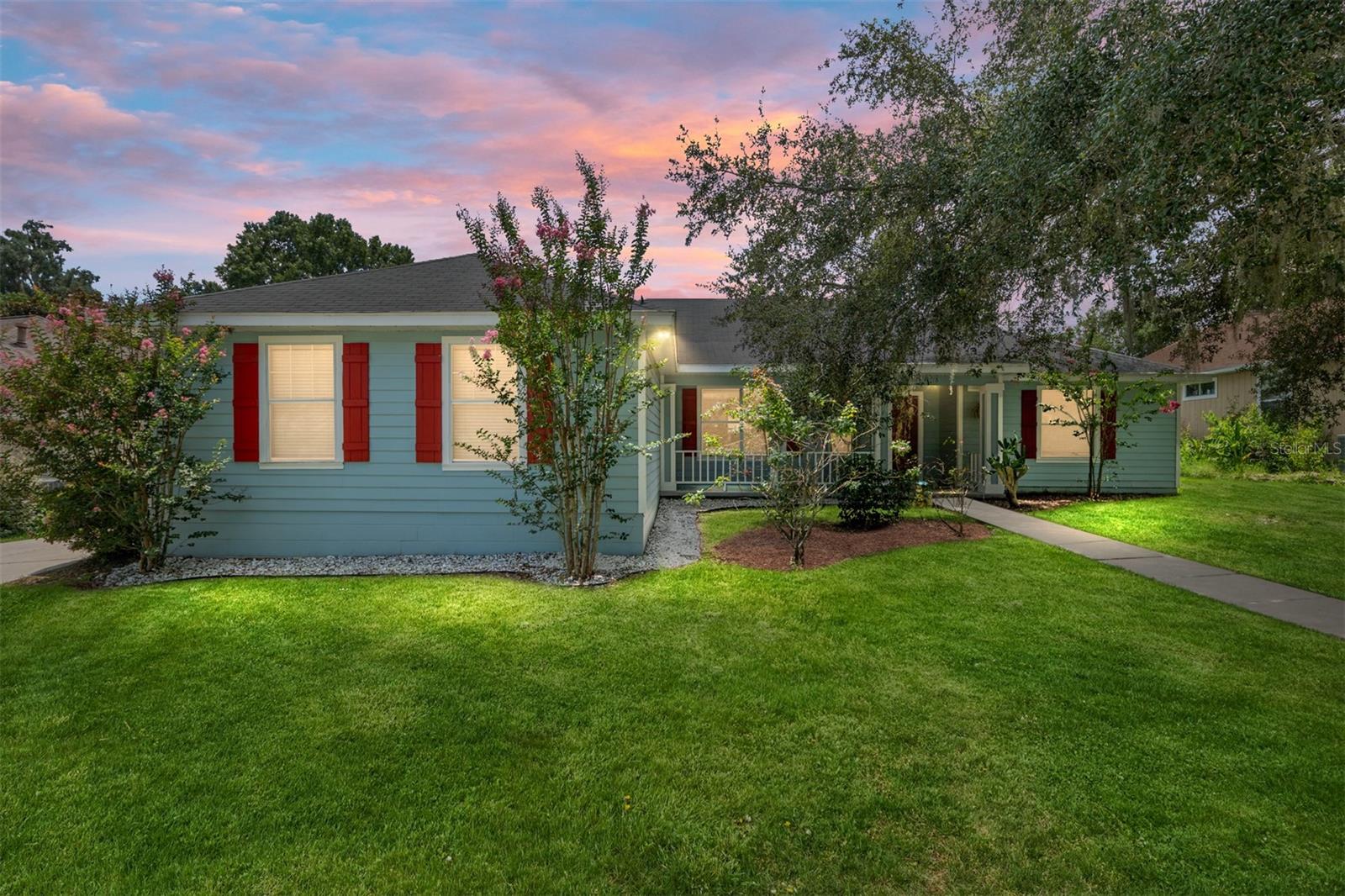 Welcome to this beautifully maintained 4-bedroom, 2-bath home in the quiet, family-friendly community of Stillwind. Conveniently situated just minutes from I-75, Shands Hospital, the VA, Celebration Pointe, and the Haile Saturday Farmers Market. This home also offers the ease of walking distance to A-rated schools, Publix, and the scenic Veterans Memorial Park. Step inside to find vaulted ceilings and an open-concept living and dining area filled with natural light. The spacious kitchen, conveniently located just off of the garage, features new appliances and a breakfast nook. The split floor plan offers both functionality and privacy. The owner's suite includes a spacious bathroom with a jetted tub, a TOTO toilet with dual flush and a walk-in closet with built-in safe. Enjoy your mornings or evenings on the large screened-in porch, overlooking a fully fenced backyard. This home is also equipped with modern upgrades including a fully paid-off 8kW solar power system, a 40A Level 2 EV charger, Sense energy monitoring, ethernet cabling, and more — offering energy efficiency and future-ready convenience. Don’t miss your chance to own this move-in ready gem. Schedule your showing today!