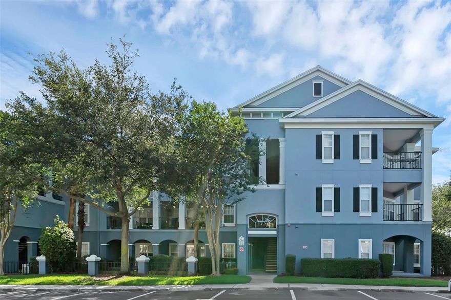 READY FOR MOVE-IN! FIRST-FLOOR UNIT. Beautifully maintained and move-in-ready 1-bedroom, 1-bath condo in the gated Mosaic at Millenia community. This first-floor home features an open layout, indoor laundry room, built-in elements, blinds throughout, security system, fire sprinkler system, a dedicated storage unit, and a private covered patio overlooking a garden area. The spacious primary bedroom includes a walk-in closet, and recent updates enhance the home’s comfort and style. Resort-style amenities include a community pool, clubhouse, fitness center, tennis courts, beach volleyball, playground, picnic areas with grills, bike racks, and 24-hour security. HOA covers ground maintenance, water, and trash. Ideally located minutes from The Mall at Millenia, dining, major highways, Universal Studios, and the recently opened EPIC Universe theme park. Schedule your private showing today!