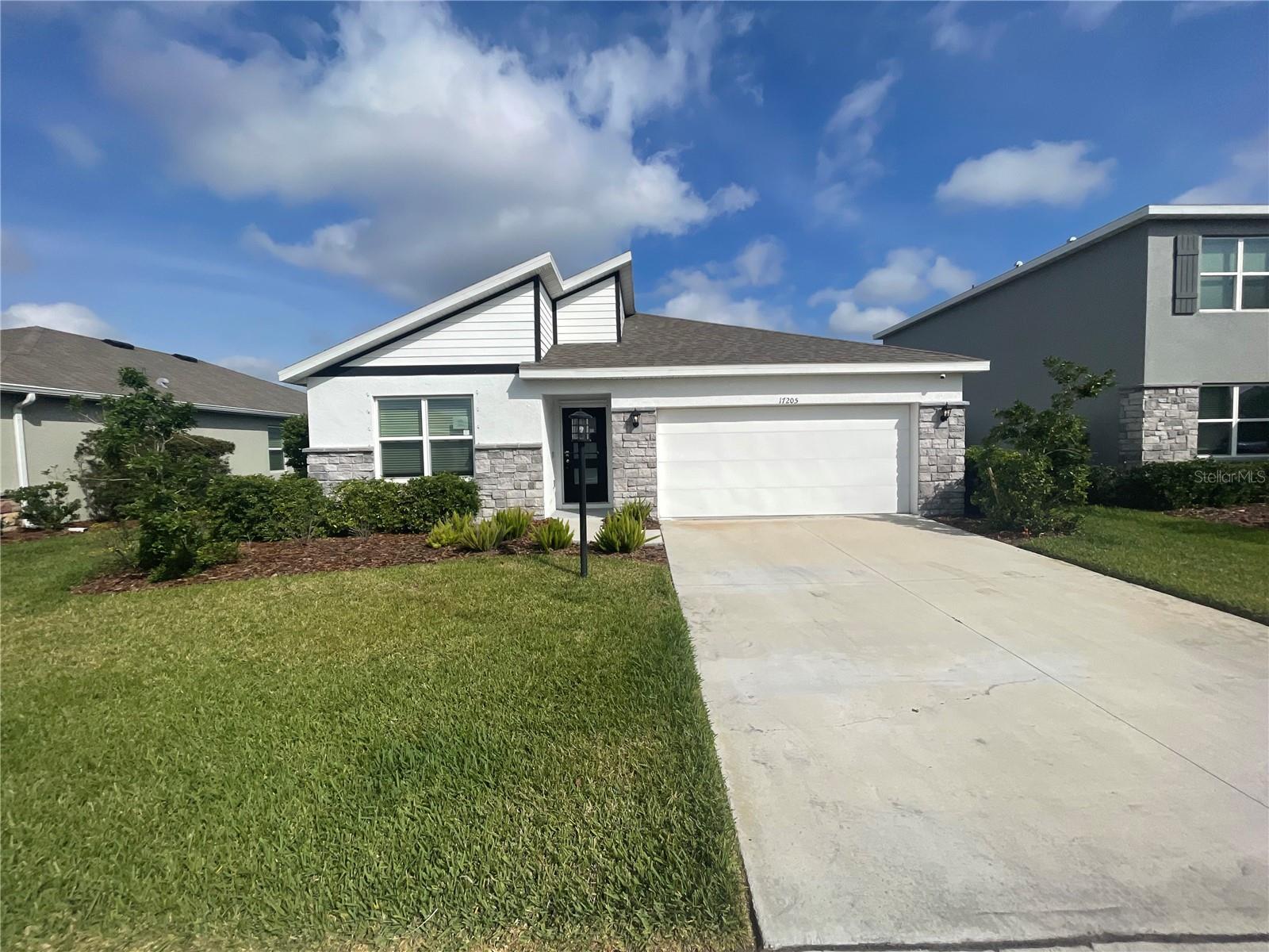 Welcome to Star Farms at Lakewood Ranch! This like-new home, built in 2022, features 4 bedrooms, 2 bathrooms, a 2-car garage PLUS a fully fenced backyard with screened lanai. Fantastic split bedroom floor plan built by DR Horton as part of their Express Modern Series- this home is chic and contemporary with trendy modern finishes. The kitchen showcases white quartz counters, large island for extra dining/seating space, ample cabinet space, modern backsplash, lighting and closet pantry. The dining and living areas are right off the kitchen, great for entertaining and have beautiful views of the backyard. The primary suite, located off the living area, includes a built-in closet, walk-in closet, and a full bathroom with dual sinks and a step-in shower. Secondary bedrooms 2 and 3 are split from each other and share a full bathroom- perfect for guest privacy. Star Farms at Lakewood Ranch is a 700-acre gated neighborhood in the award-winning master-planned community of Lakewood Ranch. Homeowners will enjoy a plethora of amenities that include The Resort Club Explore Junction Place, and Journey Place, with fun activities including Pickle Ball, Resort-Style pools, outdoor cabanas, and much more. This home is just minutes from shopping, dining, and easy interstate access. It's good to be home! This property may qualify for Seller Financing (Vendee).