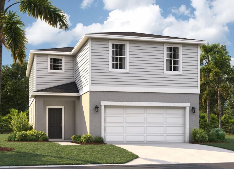 One or more photo(s) has been virtually staged. Under Construction. Avalon Park Tavares is a quaint live-work-play community featuring tree-lined streets, waterways, and the charm of a small-town lifestyle. Stanley Martin Homes offers affordable living and modern townhome design, combining comfort and style with the timeless appeal of this unique neighborhood. As part of this 155-acre community, homeowners will enjoy commercial and recreational spaces focused on the health and well-being of its residents. Nestled in the serene landscape of Lake Hermosa, Avalon Park Tavares combines a lifestyle where homeowners feel connected to their neighbors and involved in their community. Market Street will be the center of it all, where shopping, dining, and recreational options will abound. Not limited to Market Street, Avalon Park Tavares offers acres of parks, walking trails, lakes, and more.
The Jensen offers a smart, open-concept floor plan with plenty of storage, perfect for all buyers. At the center of the home is a spacious living room with an adjoining dining area and a full kitchen with an oversized island and walk-in pantry. The main level offers a standard patio off the living room with a covered deck for enjoying the Florida sunshine. Upstairs, the primary suite features a private bath with a shower and walk-in closet. Down the hall, you'll find three additional bedrooms that share a bath with double vanities and a large loft that offers plenty of opportunities for entertaining or storage. The Jensen's impressive use of space makes this single-family home comfortable and efficient, with all the benefits of a Stanley Martin home.