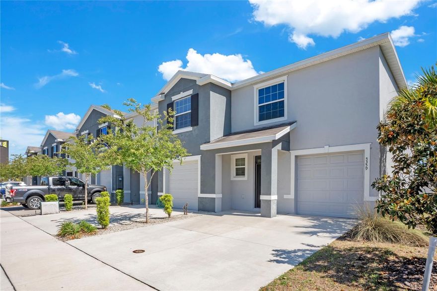 One or more photo(s) has been virtually staged. Welcome to this beautifully maintained newer-construction townhome located in the growing Wildwood area, just minutes from The Villages, shopping, dining, and major highways for an easy commute. Built in 2021, this spacious 3-bedroom, 2.5-bath residence offers approximately 1,758 square feet of comfortable living space with an open-concept layout designed for both everyday living and entertaining.

The home features a bright and functional kitchen overlooking the living and dining areas, generous bedroom sizes, and a private garage for added convenience. The primary suite offers a relaxing retreat with ample space and storage, while the additional bedrooms provide flexibility for guests, a home office or growing households.

Perfect for first-time homebuyers, seasonal residents, or investors, this property combines modern construction with low-maintenance living at an attractive price point. Conveniently located near I-75, Florida’s Turnpike, shopping centers, restaurants, medical facilities, and the expanding growth corridor of Wildwood, this home presents an exceptional opportunity to own in one of Central Florida’s rapidly developing areas.
