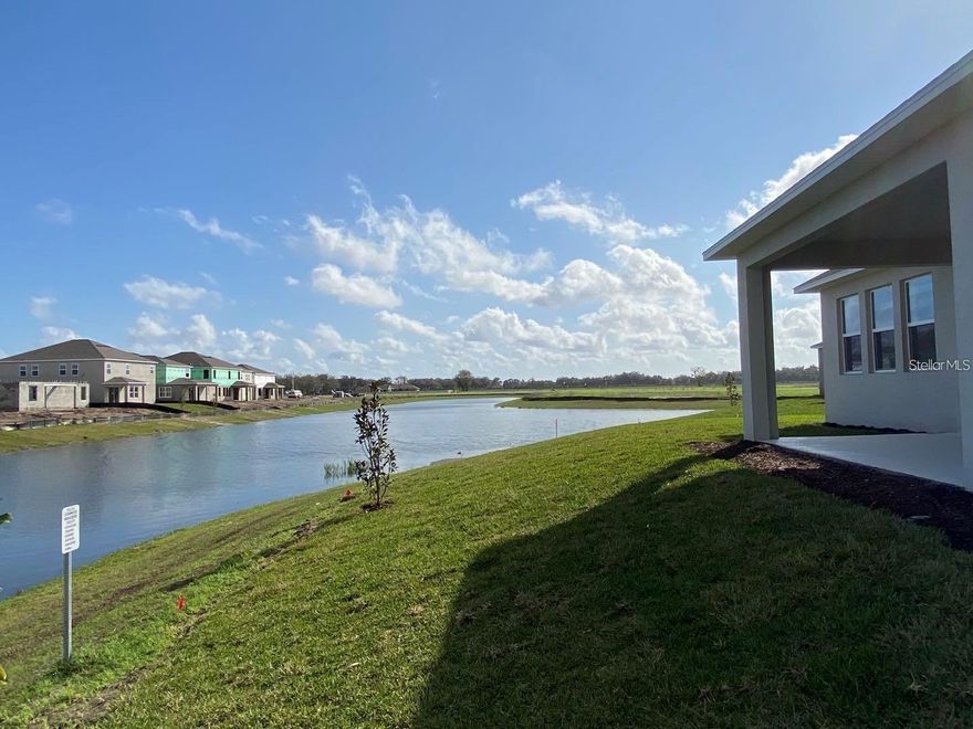 This dream home offers four bedrooms, three bathrooms, and a two car garage. The covered front porch leads into the welcoming foyer where you can greet your guests. The kitchen features an island with a double sink and a dining room, with granite counter tops and stainless steel applianaces. The family room overlooks the spacious covered patio and can be accessed through the dining room. The elegant owner bathroom offers a walk-in shower, bathtub, and double sinks. There is also an expansive owner closet that can be accessed from the bathroom. The spacious floor plan offers all the space your family will need. Hanover Lakes is a much sought after waterfront community. Perfect for boating, fishing and enjoying nature. Amenities to include: Dock and lift to the Chain of Lakes, Splash Park, Resort Style Swimming Pool and Cabana. Hanover Lakes’ also has a great location. Minutes away from the Florida Turnpike with tons of shopping and dining options such as Harmony Farmers Market, it is convenient to get anywhere you need. Your family will love living and creating memories together at Hanover Lakes. There is a solar system rented at this home. Tenant will be responsible for the rental fee about $70 per month (for saving the tenant's electrical bills).