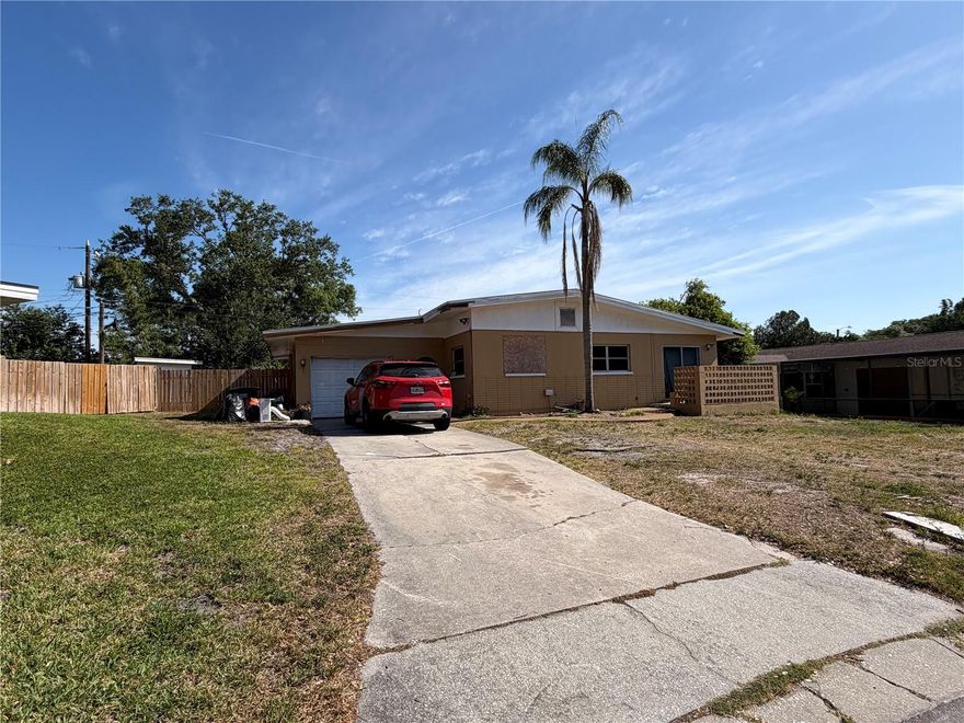 Opportunity awaits in Brookhill! This 4 bedroom, 1.5-bath. 1 car garage home in Clearwater offers 1,610 square feet of living space and sits on a spacious 0.18-acre lot. NEW ROOF just being installed. Conveniently located near beautiful Gulf beaches, major roadways, shopping, dining, and everyday amenities. Features include an attached one-car garage and a functional floor plan with plenty of potential. With solid bones and some TLC, this property can truly shine. The property is tenant occupied on a month to month lease. Whether you're a first-time buyer, investor, or someone looking to customize a home to your taste, this is a fantastic opportunity in a desirable location.