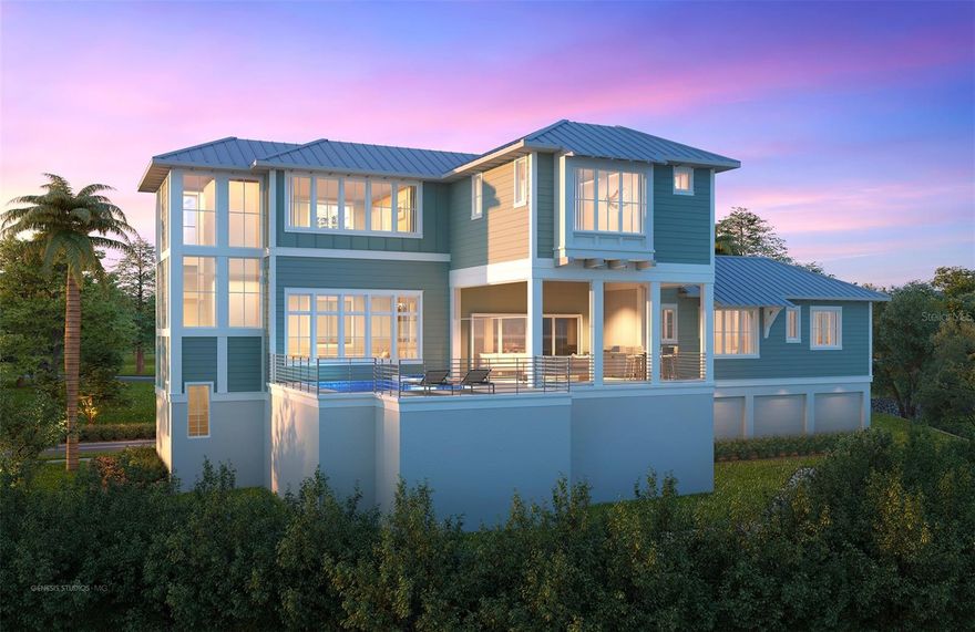 EXCEPTIONAL ONE-OF-A-KIND WATERFRONT LOCATION! Discover unobstructed, panoramic views of Anna Maria Island and Tampa Bay from this newly completed, move in ready luxury waterfront home!  Perfectly and privately positioned in the master-planned community of Harbour Isle, this fully furnished, single-family, 3-level coastal residence combines modern luxury with breathtaking vistas, making it a prime spot for sunsets and dolphin watching. This stunning waterfront home is one of only four single-family residences in the highly coveted gated community of Harbour Isle. 
Crafted by nationally acclaimed LRK Architect and built by Florida’s award-winning Issa Homes, celebrating 50 years of building in Florida’s most elite communities, this home features a custom-designed coastal motif by locally based HSH Collective, founded by Jessica Holmes. With its elevated pool and outdoor kitchen, both offering unobstructed views of the serene Anna Maria Sound, this residence elevates your living experience. Issa Homes prides itself on its commitment to architecturally correct design, attention to detail, designer selections, custom trim work, top-of-the-line appliances, and custom cabinetry.
Ground Floor: A multi-car garage includes ample storage space and enough spots for 3 cars plus a golf cart. To ascend to the main living area on the second floor, choose between an elevator or a picturesque stairway with skyline views and filled with natural light.
Second Floor: Step into a sprawling great room and chef’s kitchen, designed with expansive views that stretch to the horizon. The main bedroom suite on this floor offers sweeping vistas, a large spa-like bath with a soaking tub, and a walk-in closet — a true sanctuary. The open-concept great room area features lofty ceilings and large windows that frame the azure waters, with a state-of-the-art kitchen, a dining area, and a spacious living area that opens to an expansive outdoor entertainment space.
Third Floor: This level houses a luxurious junior suite and two additional guest bedrooms, each with ensuite bathrooms and ample closet space for utmost privacy. Easily convert one of these bedrooms into an office, wellness room, or private escape. A multi-purpose space provides additional inspiration for entertainment or relaxation.
Community and Location: This stunning home will be one of only four single-family residences in the highly coveted gated community of Harbour Isle. The private clubhouse includes a resort-style pool, a state-of-the-art gym, The Sky Bar and Restaurant, a jacuzzi, a private beach on the Sound, and an outdoor pavilion. Additional amenities include over two miles of walking and biking paths, kayak launches on both the private lagoon and Sound, a fire pit, and three more swimming pools with pavilions. Fancy a bike ride outside the community? Robinson’s preserve is just a short ride and includes more than eight miles of winding trails amongst native Florida plants and trees. Harbour Isle is located on Perico Island, just minutes from beautiful Anna Maria Island and its famous beaches. Centrally located, Perico Island is 30 minutes to Sarasota Airport and 55 minutes to the Tampa/St Petersburg Airport.
Don’t miss this rare opportunity to own a one-of-a-kind masterpiece in one of Florida’s most coveted locations. Floor plans and design boards are available upon request. Experience the pinnacle of coastal luxury living in this extraordinary Harbour Sound home.