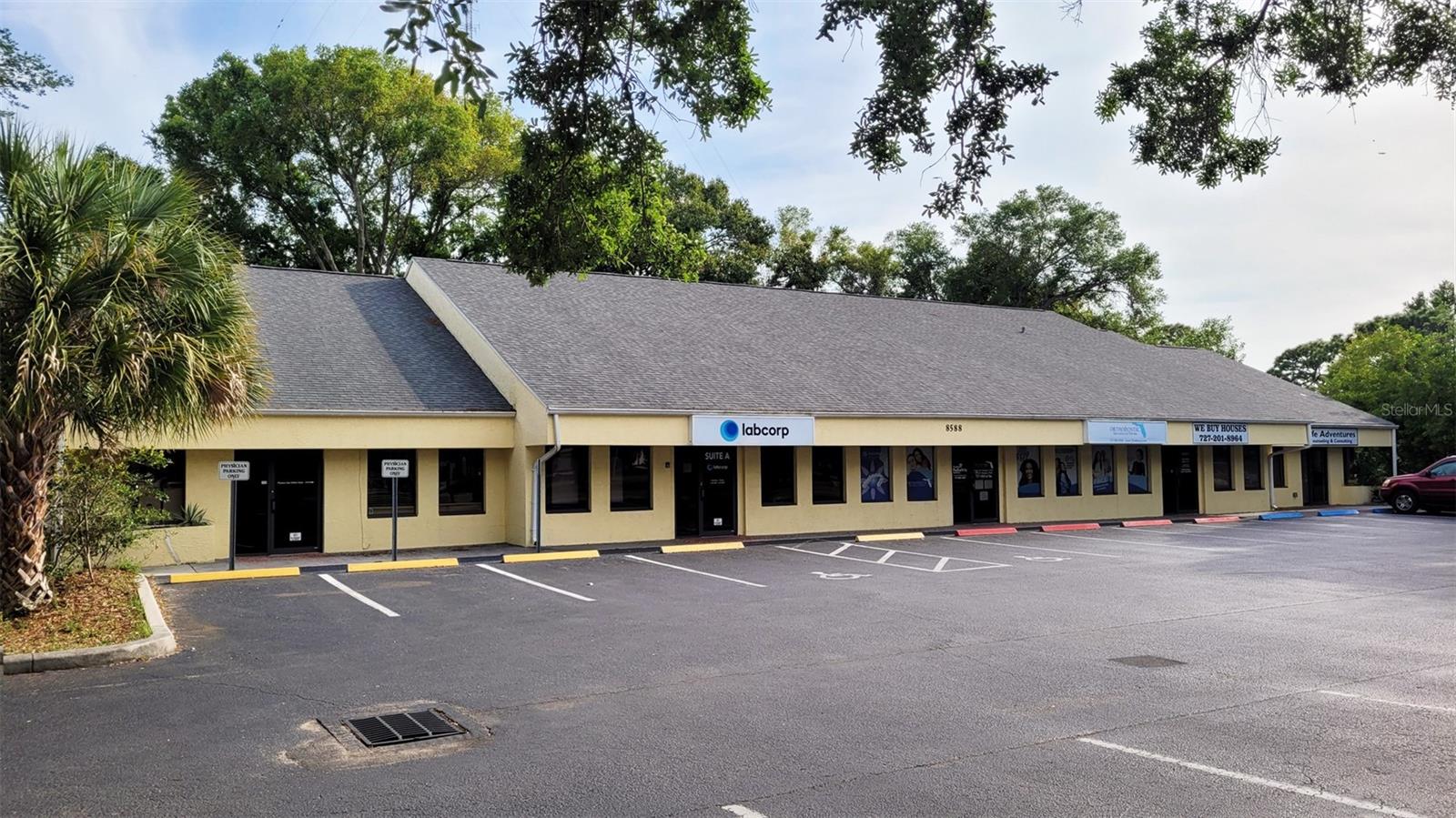 Fully leased medical office investment in the center of South Pinellas. LabCorp, Orthodontist Specialist of Florida, Life Adventures Counseling and We Buy Houses are all stable tenants providing a comfortable return on your investment. Just a few blocks from Park Blvd., this location is centered between US Hwy 19 and the beaches. Easy to get to from all of South Pinellas. Perfect for practitioner looking to secure a foothold in the market below replacement cost, occupy as the lease(s) expire and enjoy an income stream in the interim.