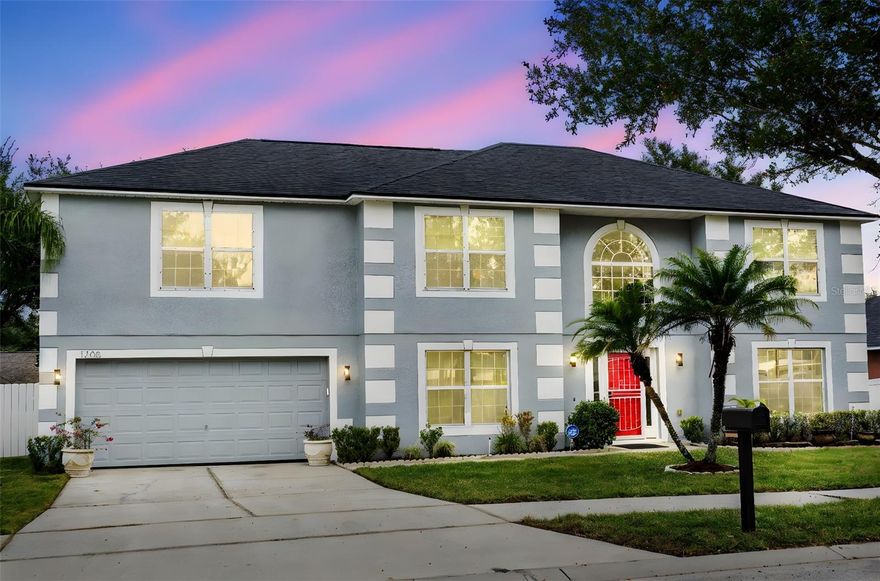 Welcome to 1205 Greater Eagle Court, a beautifully maintained two-story home offering exceptional space, versatility, and a prime location. Situated on a large 1/4 acre lot, this 5-bedroom, 2.5-bath residence is designed to meet the needs of today’s lifestyle.

As you step inside, you’ll find a formal dining room and a flexible bonus room on the main floor, perfect for a home office, or easily converted into a sixth bedroom. Upstairs features a generous loft, and five bedrooms and two bathrooms. The loft is ideal for a media room, play area, or additional living space.

Enjoy Florida living outdoors with a screened-in porch, a vinyl-fenced large backyard for privacy. Comes with an irrigation system to keep the lawn looking its best. Additional highlights include a two and half car garage and ample room to relax or entertain both indoors and out.

Conveniently located near the basketball court, playground, and high school. Perfectly positioned in the middle of a cul-de-sac. Just minutes from a walking/bike trail leading to a Park. This making it an excellent option for families or those who enjoy nearby recreational amenities.

The home is equipped with two A/C systems, providing comfort and efficiency for both levels.
Pleasantly offers space, flexibility, and a fantastic location—don’t miss the opportunity to make it yours. Schedule your private showing today!

George Washington floorplan ~ Roof 2022 ~ A/C 3 years old ~ A/C 5 years old ~ Hot water heater 2 years old
Upgrades include Dishwasher 2024, New Front door 2025, Storm coverings for the windows.