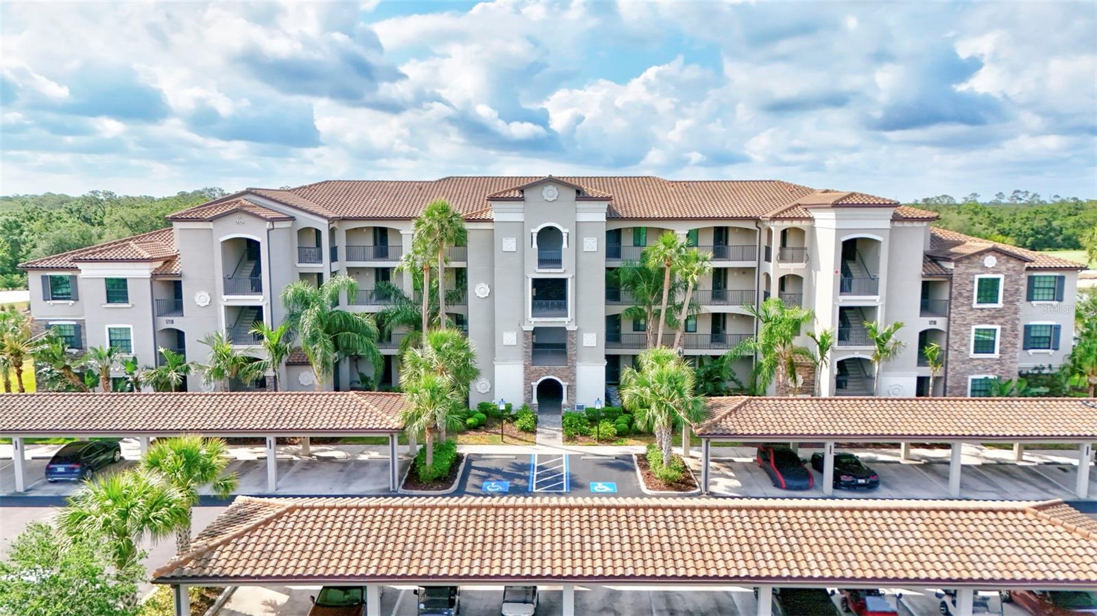 PRICE REDUCTION AND A ADDITIONAL $5000.00 CREDIT TOWARDS CLOSING COSTS OR DEVELOPMENT FEE'S. This home is a slice of Heaven and paradise in Lakewood Ranch and is priced to sell now! Two bedroom, two-bath 3rd floor condo in Lakewood Ranch is like new and ready for immediate occupancy—some of the best golf course views in Manatee County. Lakewood National has 2 top-ranked Arnold Palmer golf courses that are known worldwide with spectacular layouts and views. The community features top-end amenities including a resort-style pool with hot tub and waterfalls, tennis, pickleball, restaurants, tiki bar, spa, fitness center, pro golf shop, and clubhouse. The unit also has a storage room and full-size washer and dryer in unit. The community features 24-hour security and is fully gated. Lakewood National is a true gem in one of the top communities in the United States.