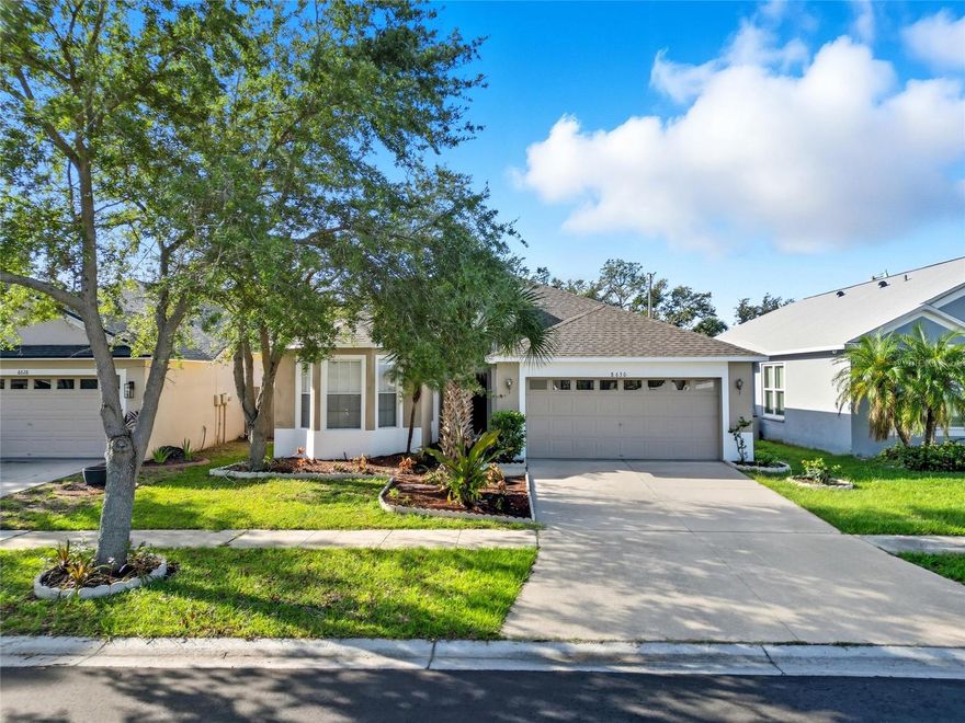 Well maintained 3-bedroom, 2-bathroom home for rent, new roof (2025), freshly painted interior (2025), new laminate flooring (2025)! Inviting open floor plan, and spacious eat-in kitchen and living area opens to sliding glass doors, leading out to the lanai/covered porch and a fully fenced backyard, perfect for relaxing in the evenings and weekend.  Located in a quiet, friendly community just minutes from US-301 and I-75, you’ll have convenient access to shopping, dining.  Tampa International, MacDill AFB are accessible and approximately 35 minutes away via I-75 or the Cross-Town Expressway.